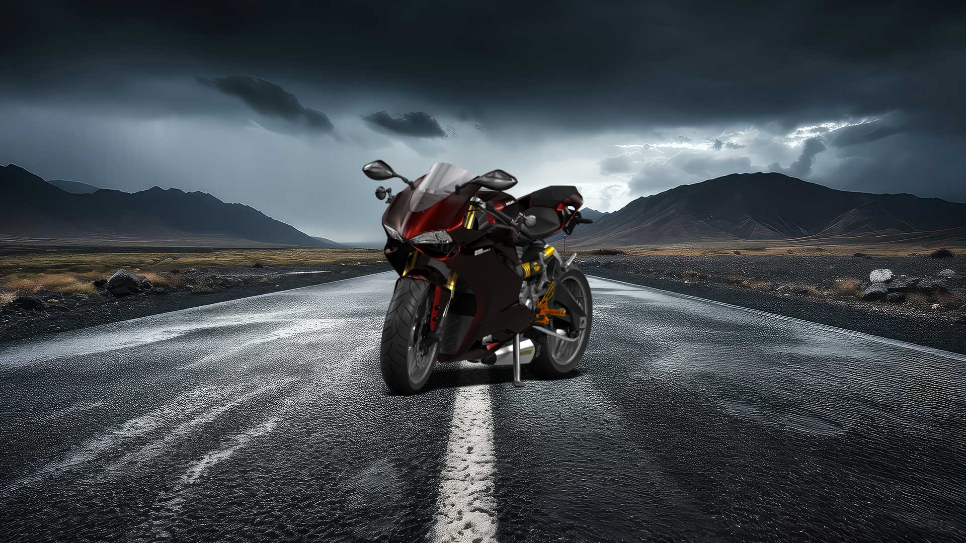 Ducati 899 Panigale Sport Bike 2015 tuning