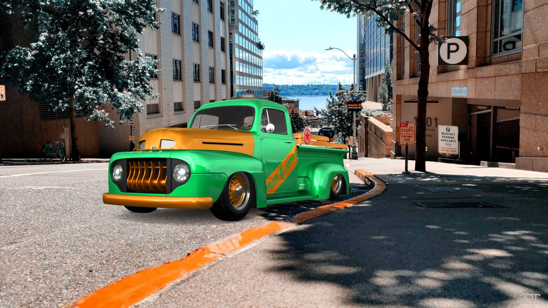 Tuning Ford F1 2 Door pickup truck 1949