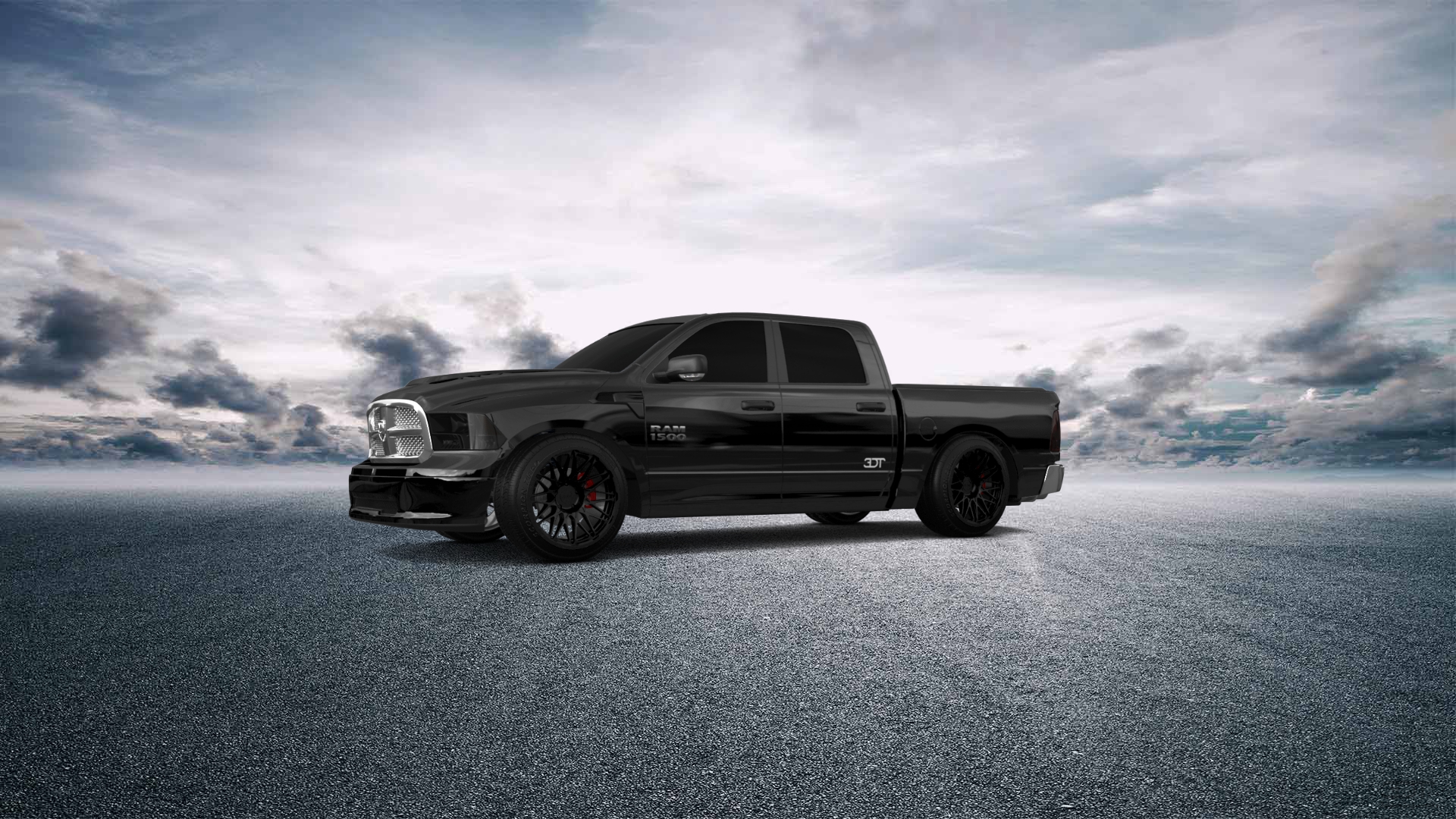 Dodge Ram 1500 5.7' box 4 Door pickup truck 2010