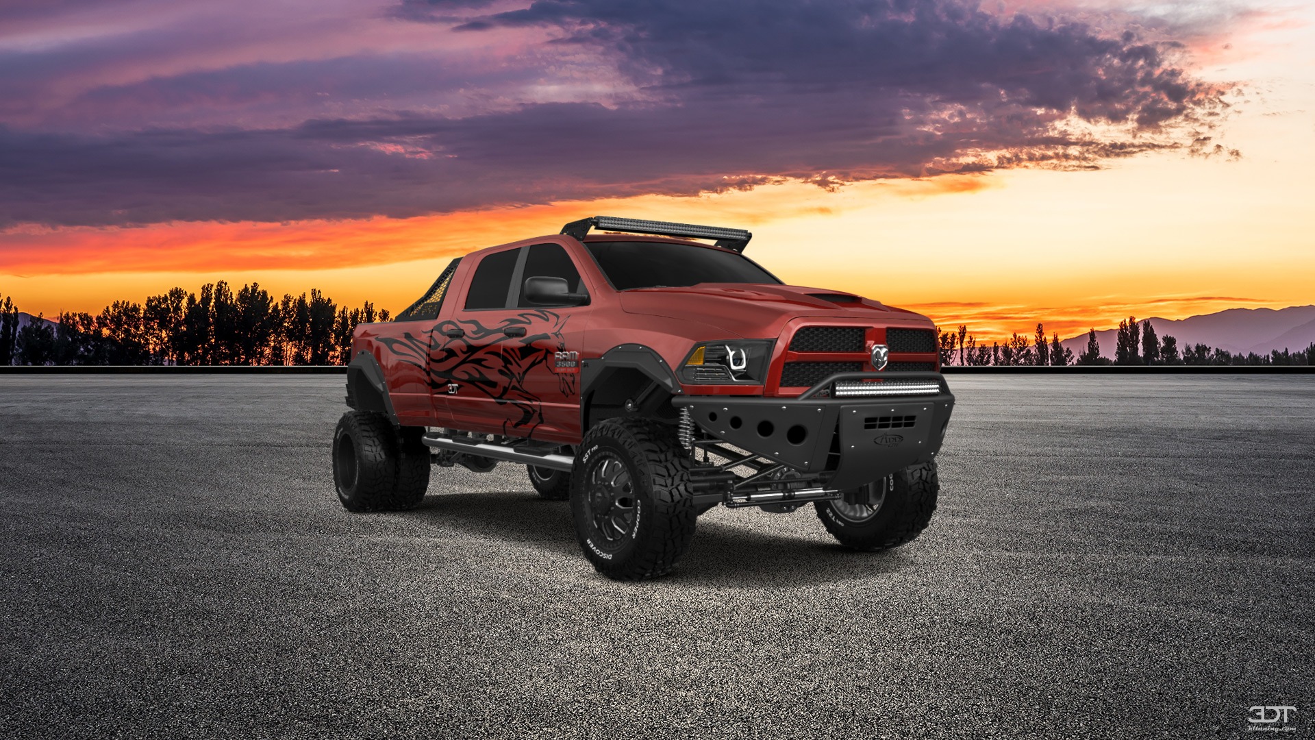 Dodge Ram 3500 4 Door Truck 2014