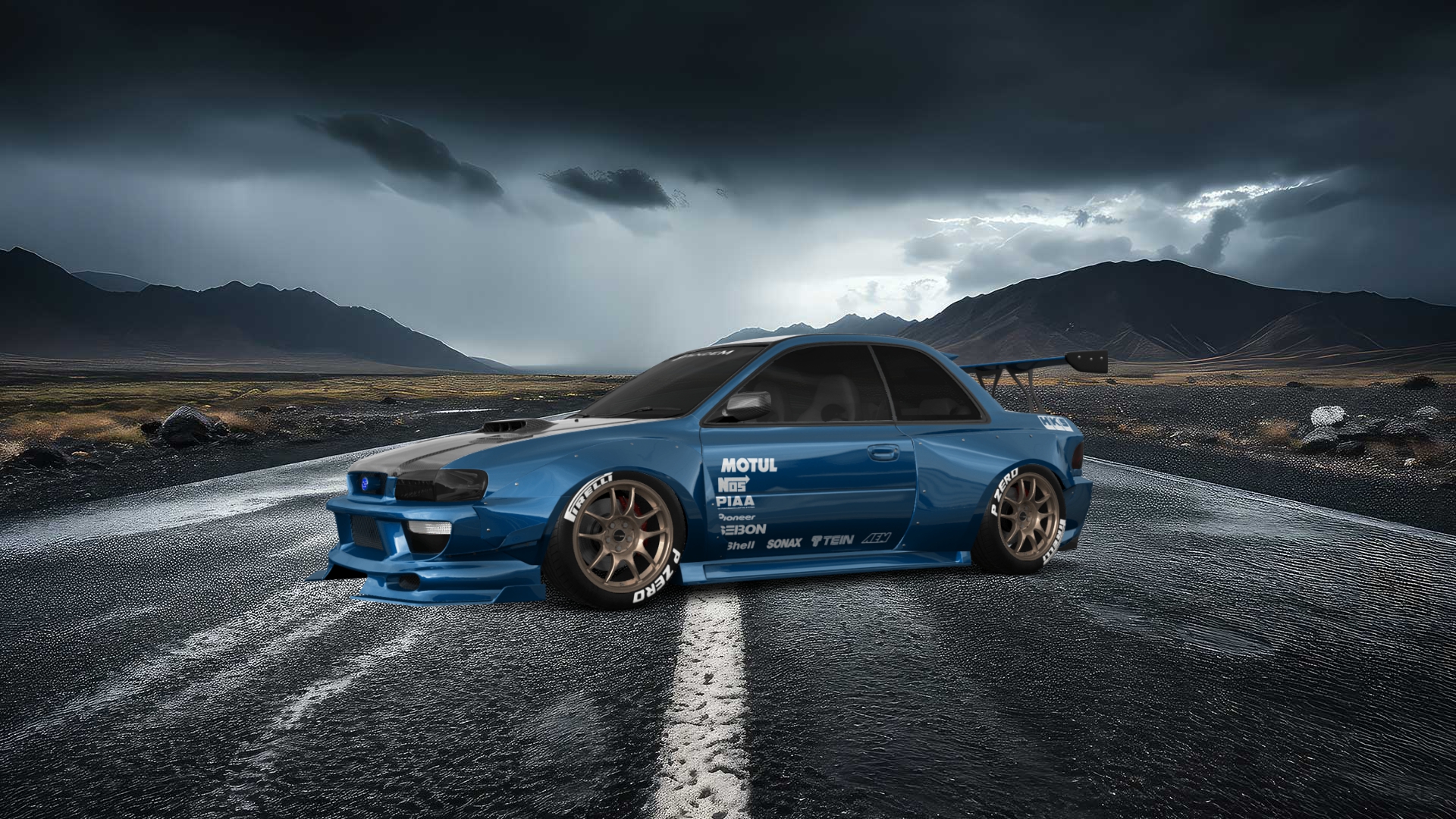 Subaru Impreza WRX STI 22B 2 Door Coupe 2000 tuning