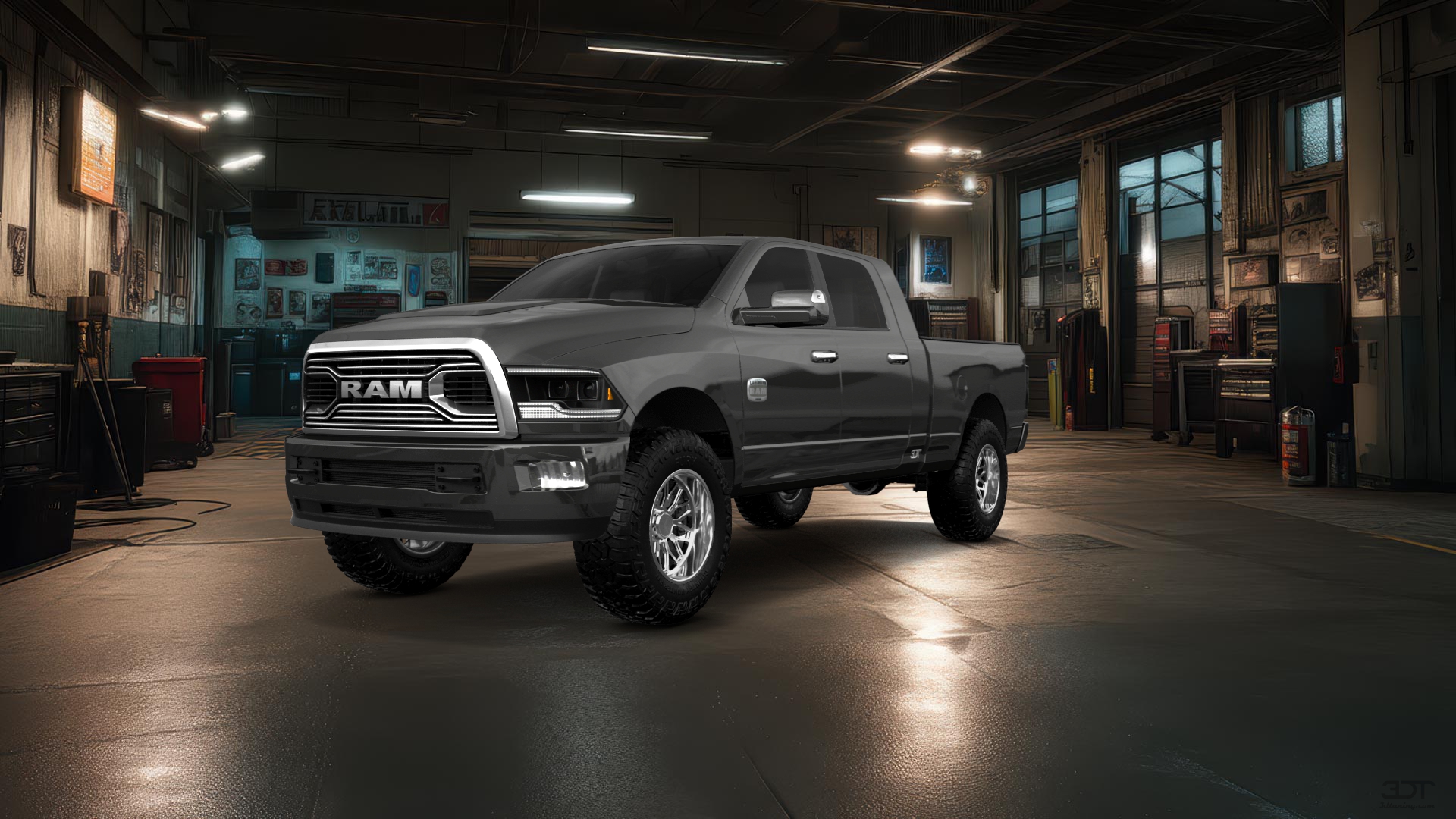 Dodge Ram 2500 Mega Cab 6.4 ft box 4 Door pickup truck 2010 tuning