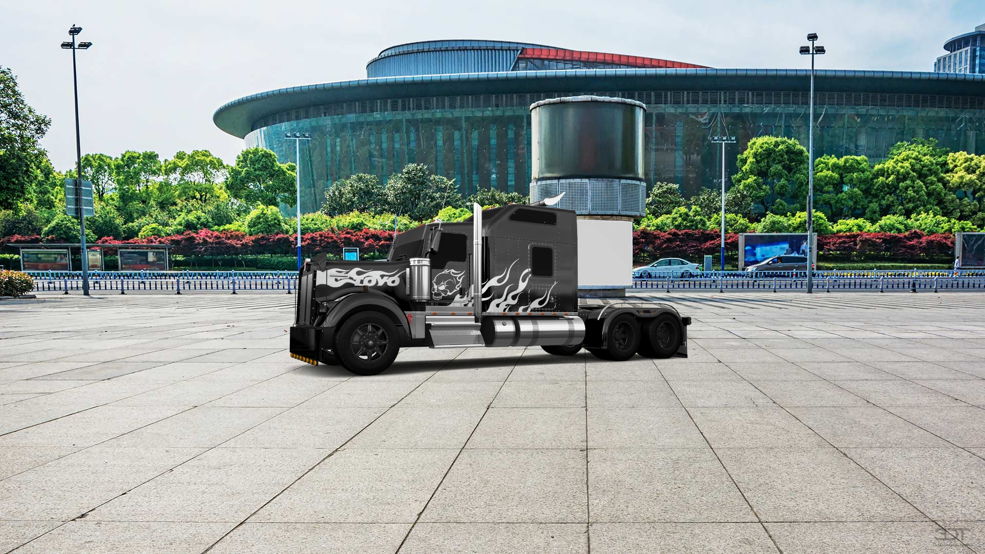 Kenworth W900 Sleeper Cab Truck 2015 tuning