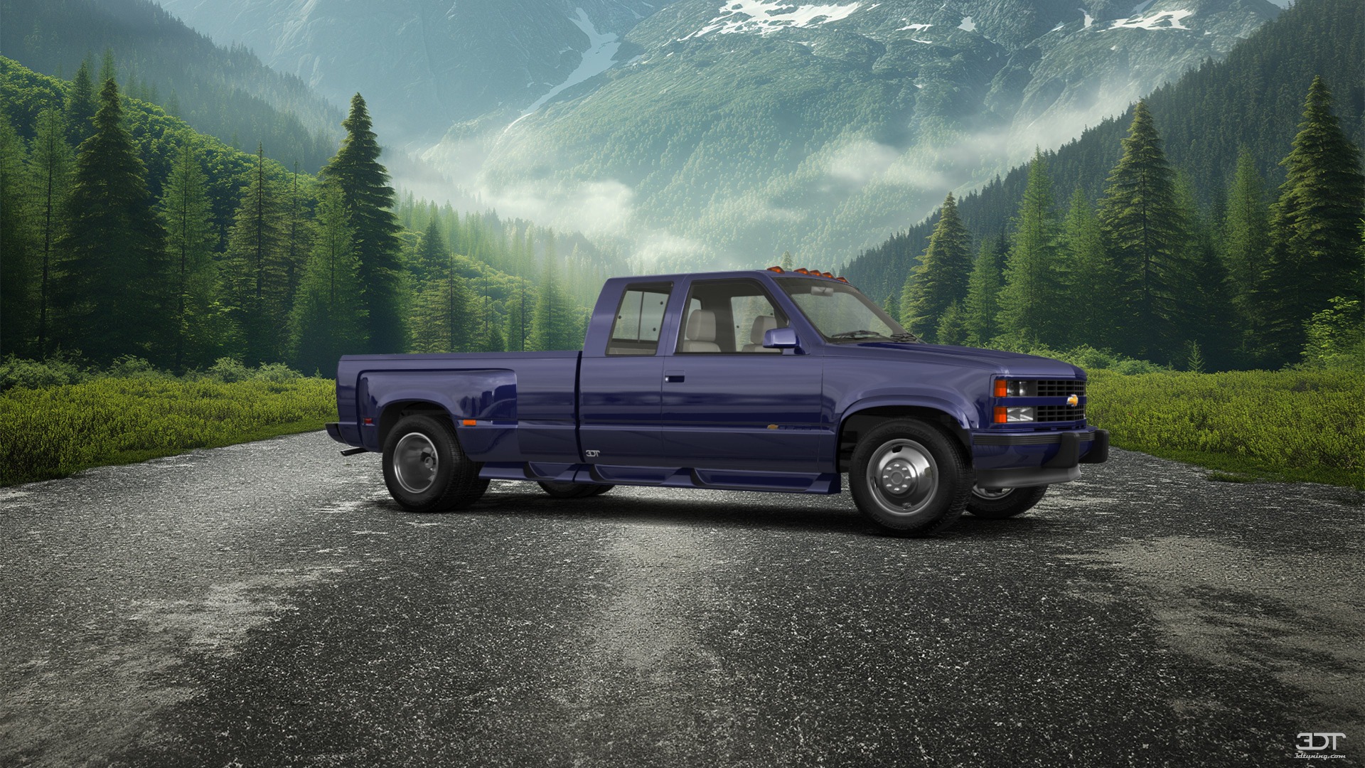 Chevrolet K3500 Extended Cab Pickup Truck 1988 tuning