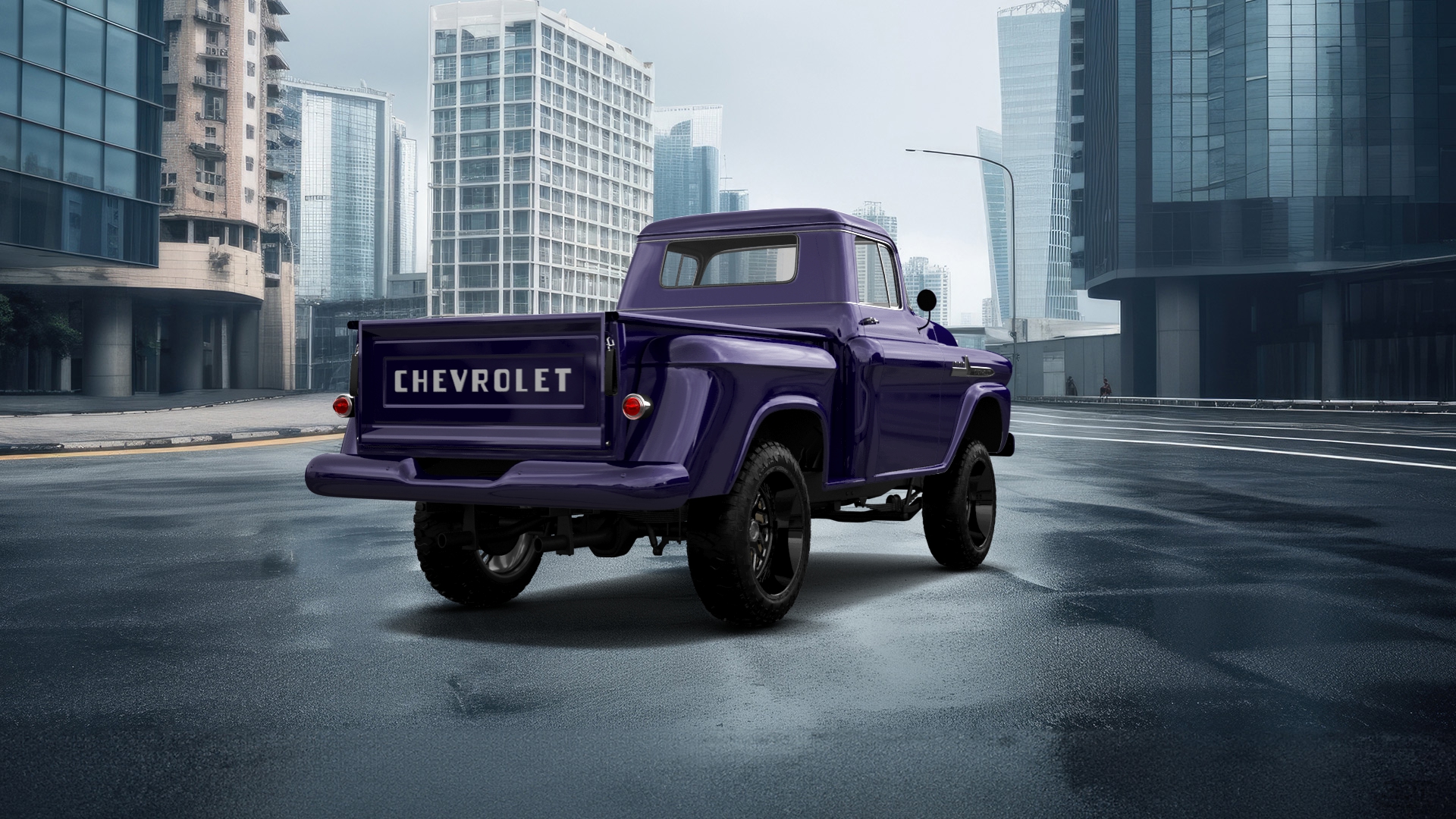 Chevrolet Apache Stepside 2 Door pickup truck 1959 tuning