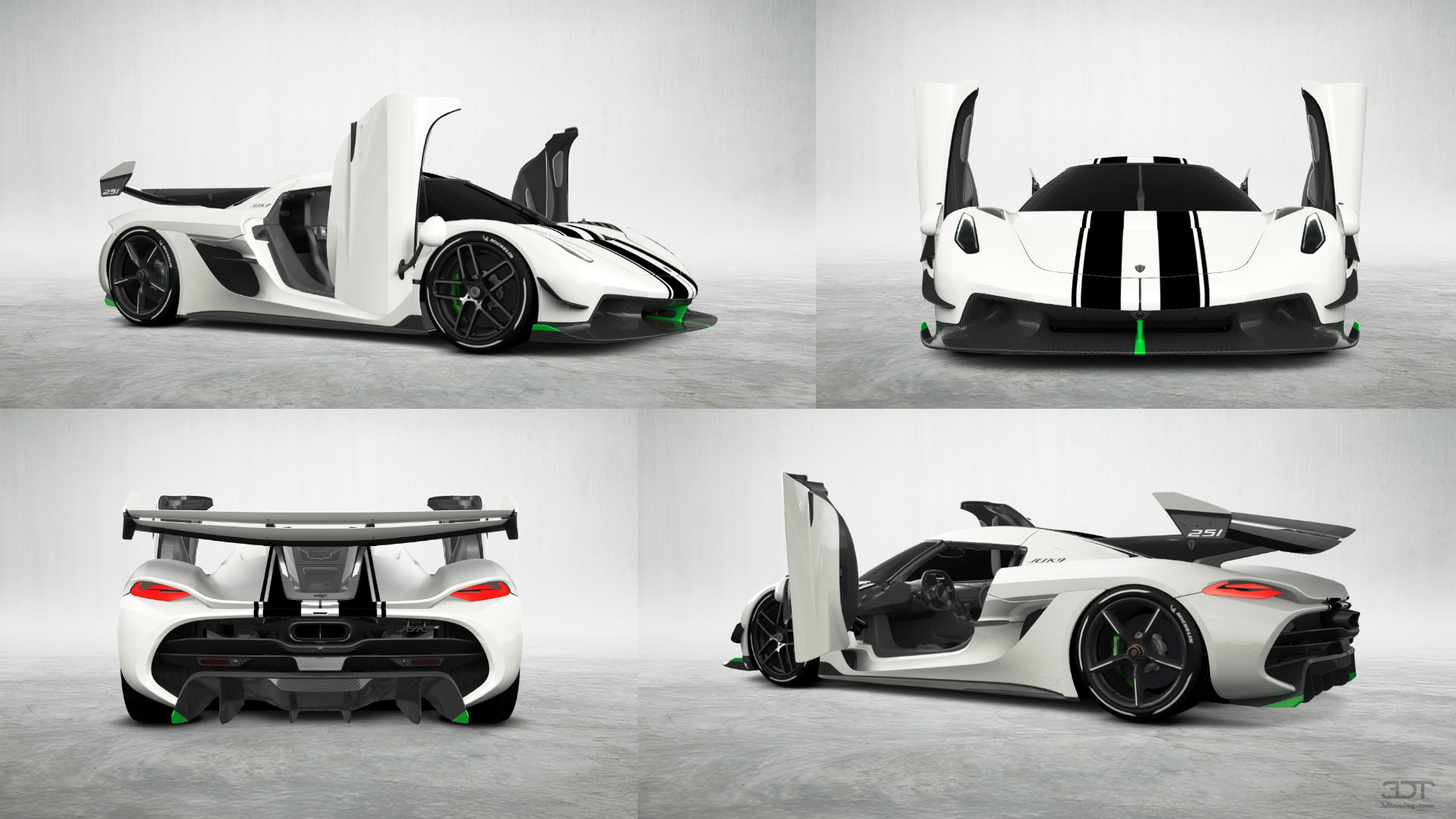 Koenigsegg Jesko 2 door targa top 2020 tuning
