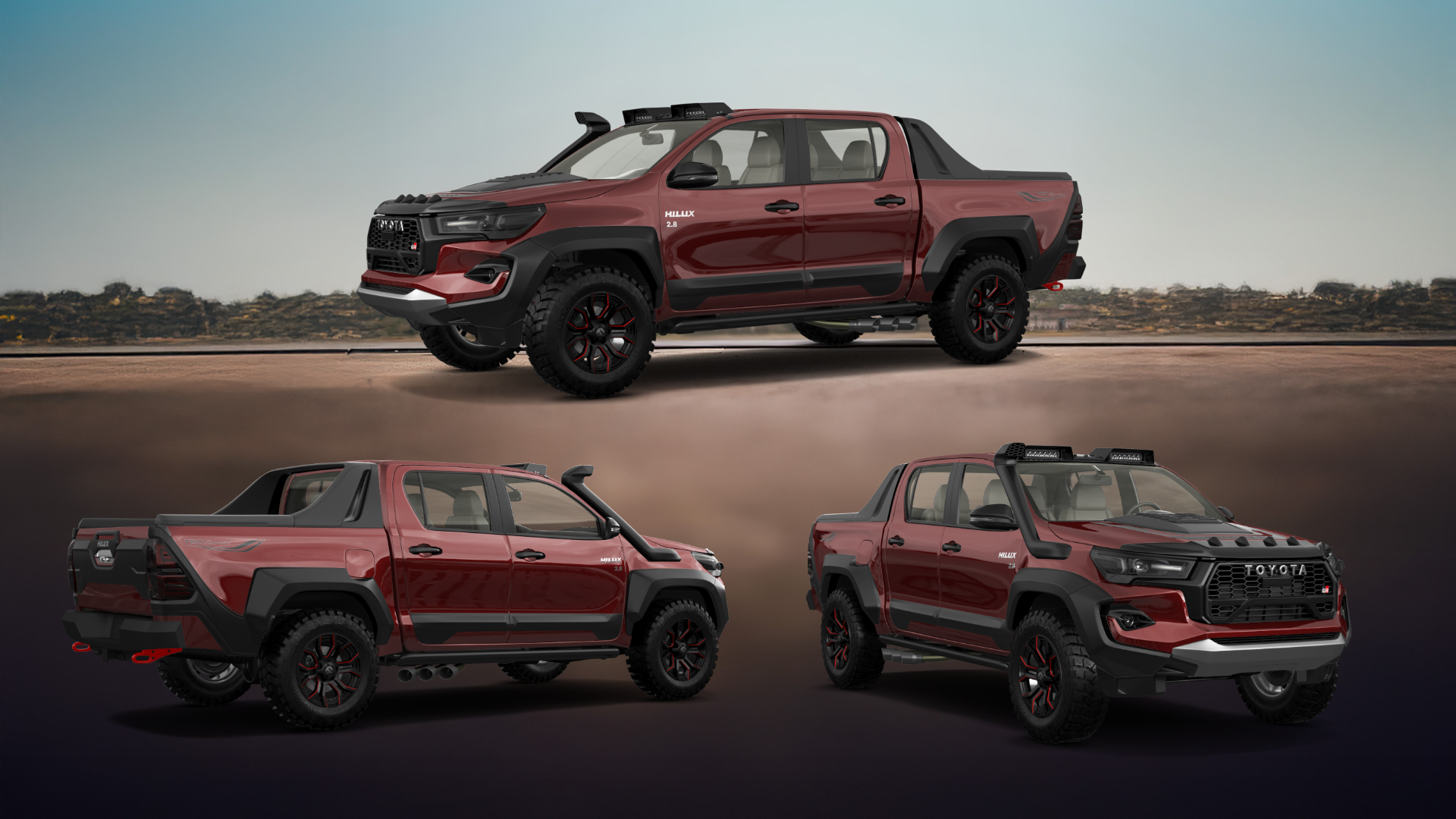 Toyota Hilux Double Cab 4 Door pickup truck 2015