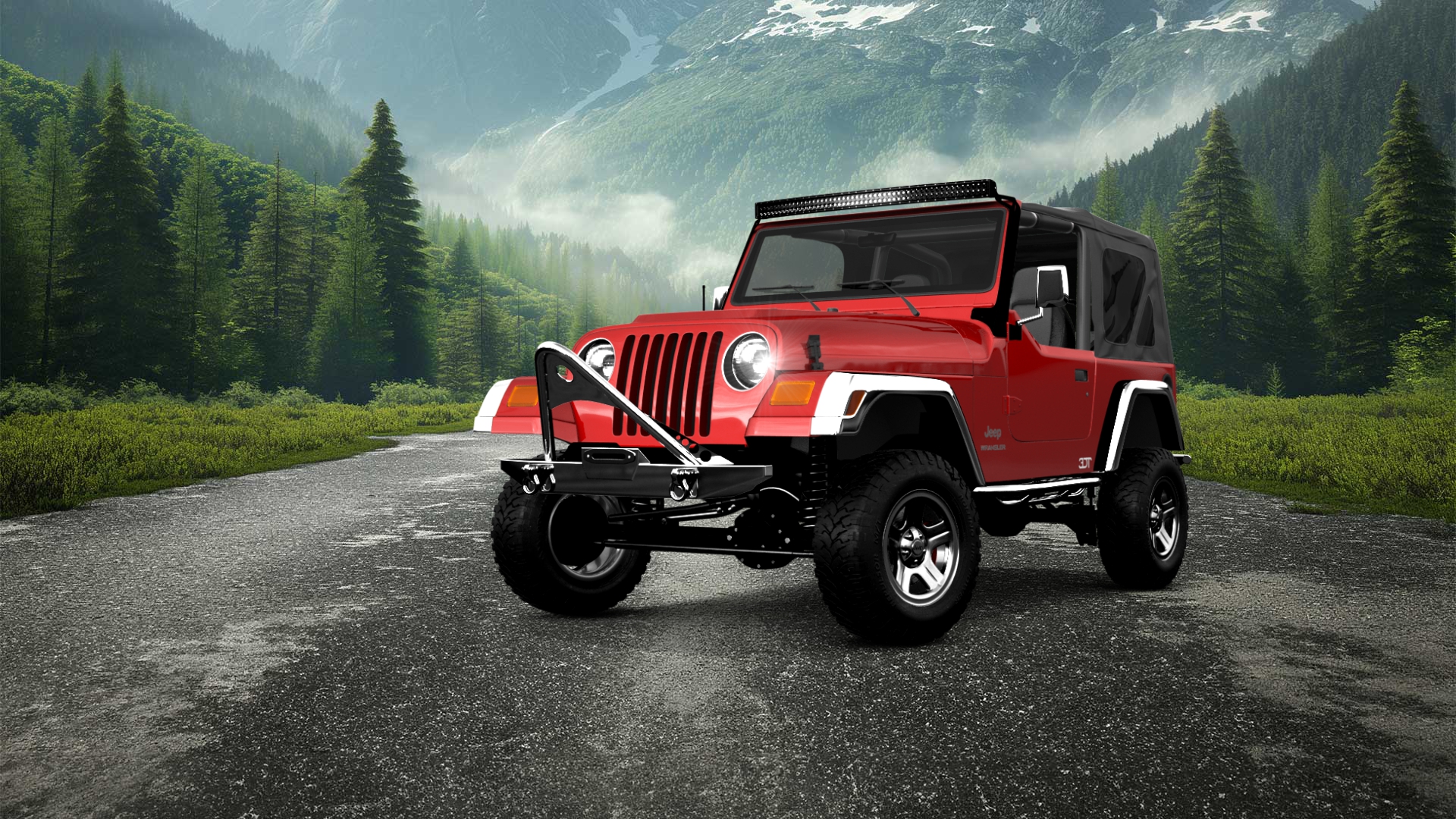 Jeep Wrangler TJ 2 Door SUV 1997 tuning