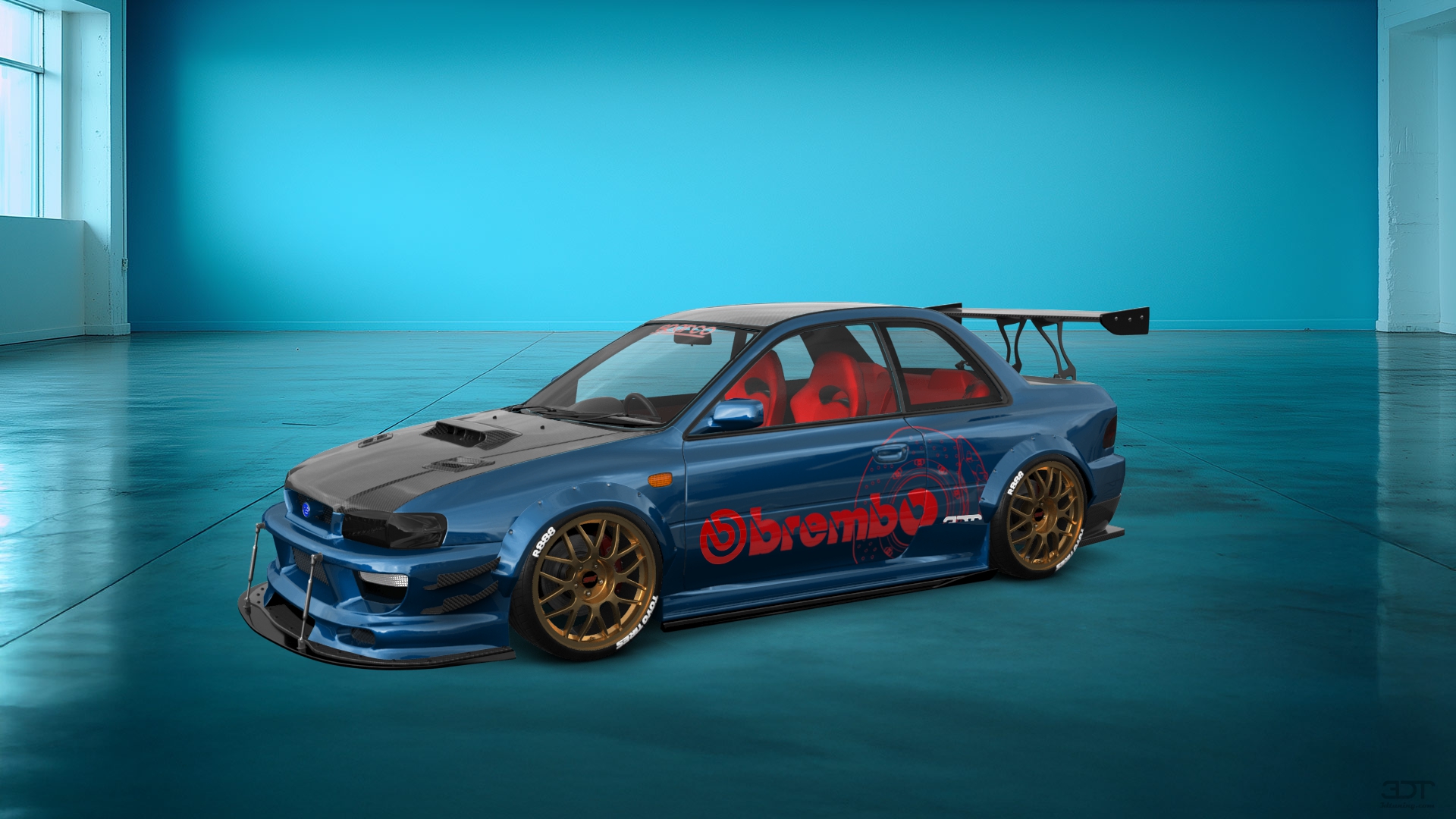 Subaru Impreza WRX STI 22B 2 Door Coupe 2000 tuning