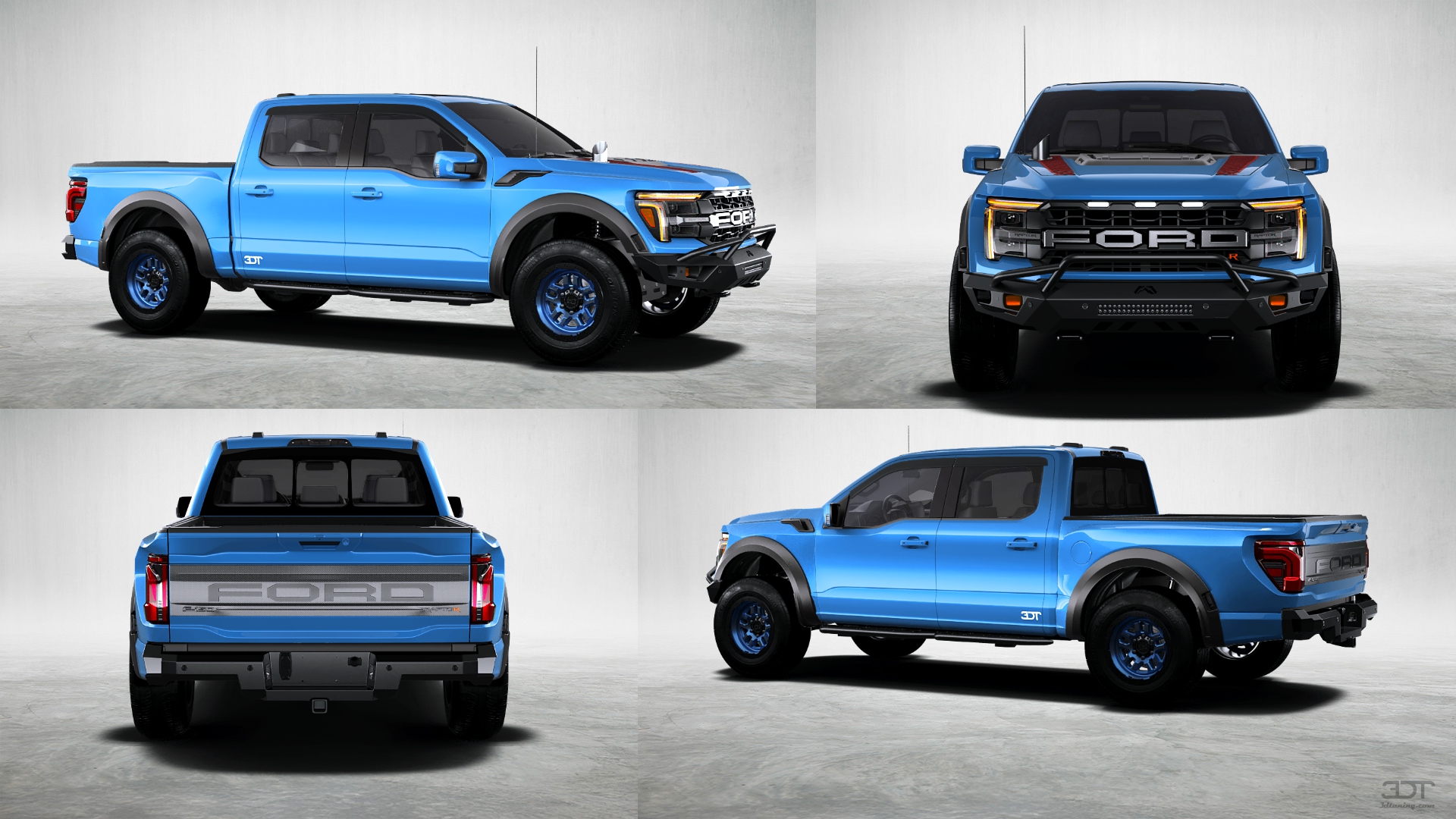 Ford F-150 Raptor 4 Door pickup truck 2024 tuning