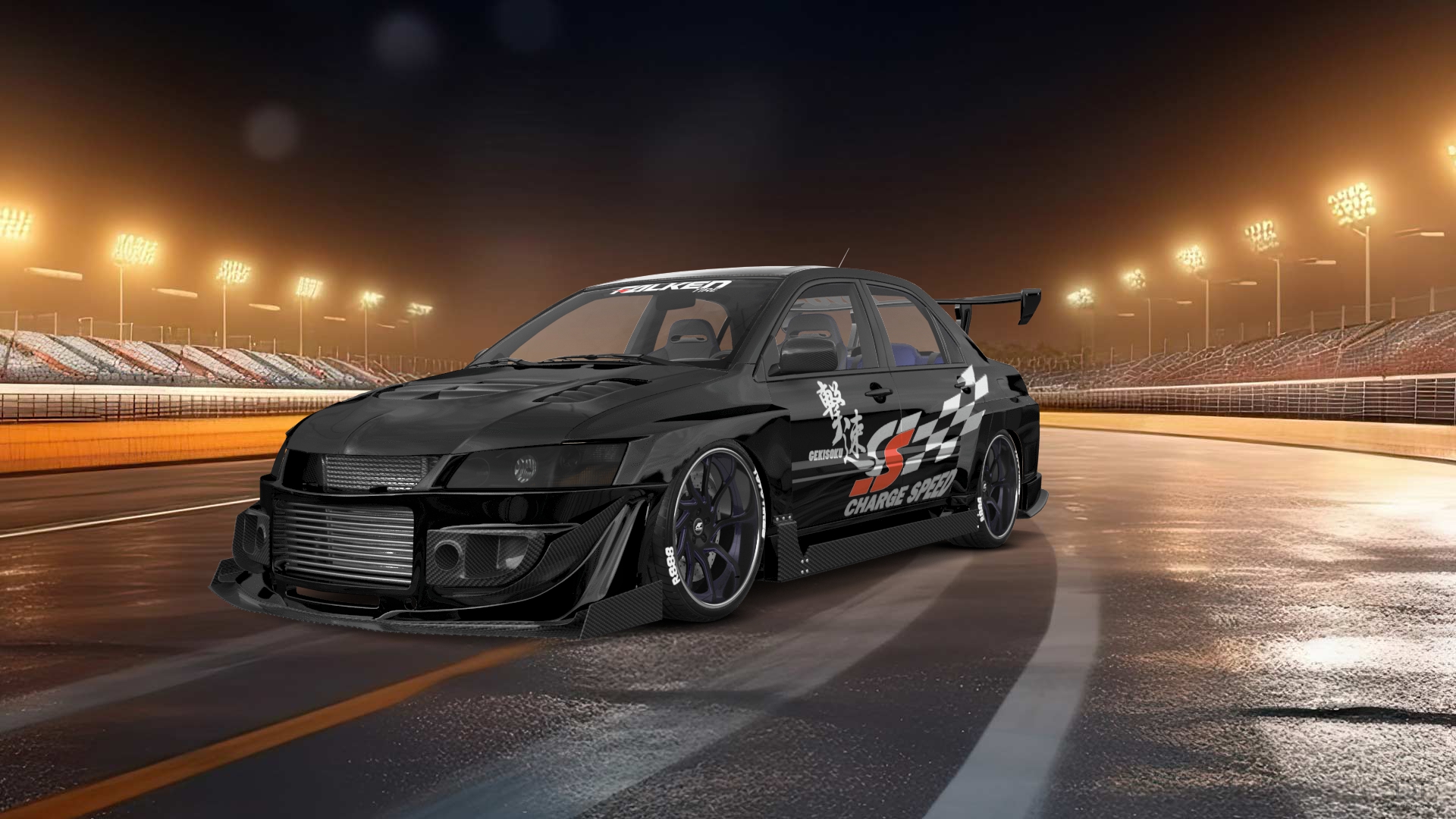 Mitsubishi Lancer Evo IX 4 Door Saloon 2005 tuning