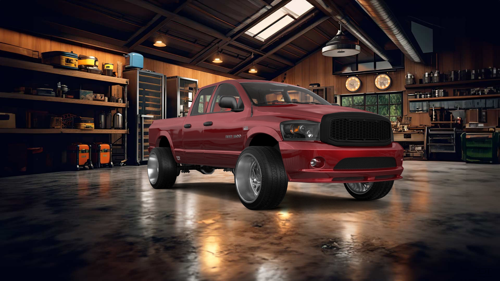 Dodge Ram 1500 Quad-Cab 4 Door pickup truck 2006 tuning