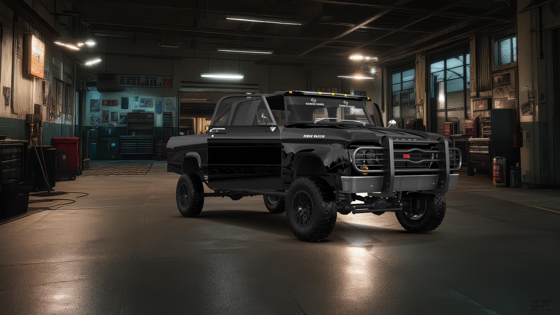 Dodge Power Wagon 4 Door pickup truck 1964 tuning