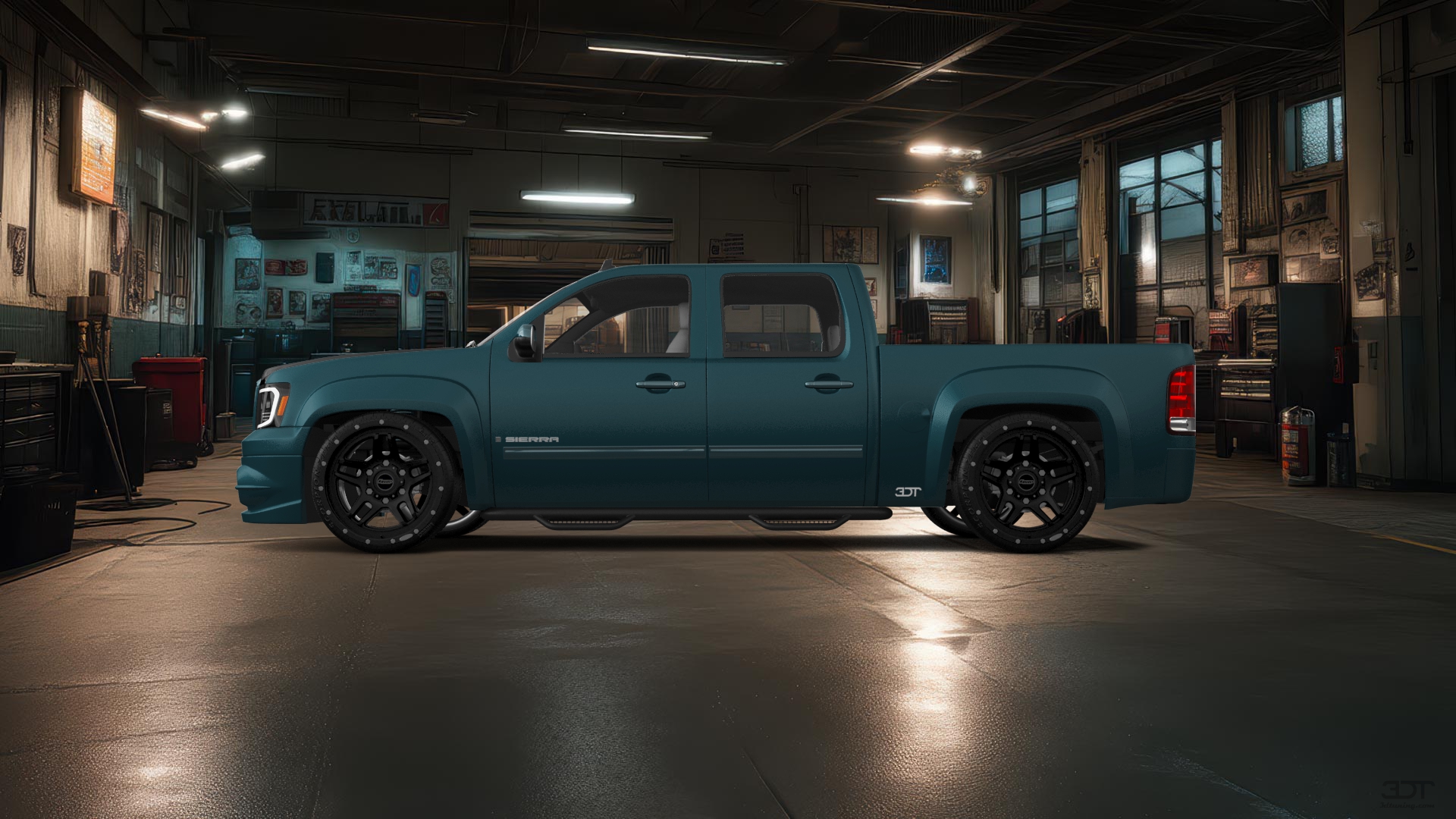 GMC Sierra 1500 Crew Cab 5.8 ft box 4 Door pickup truck 2007 tuning