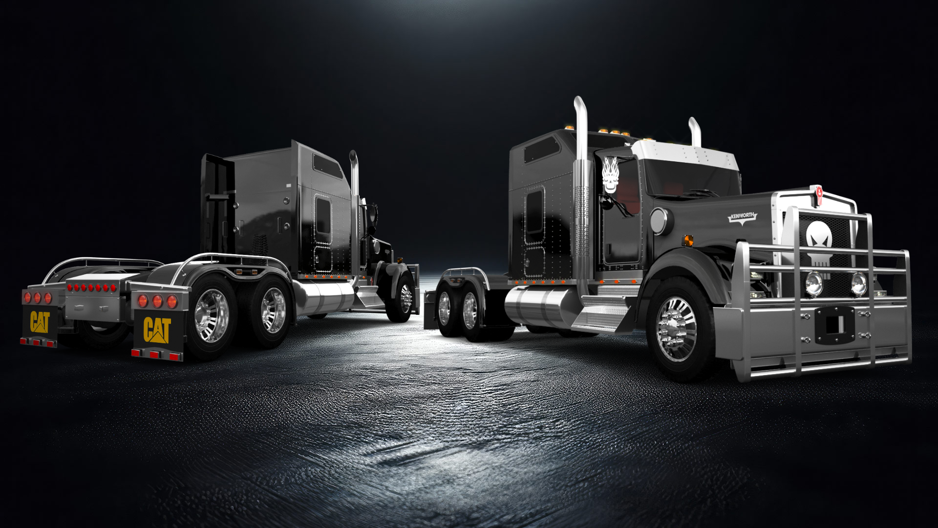 Kenworth W900 Sleeper Cab Truck 2015