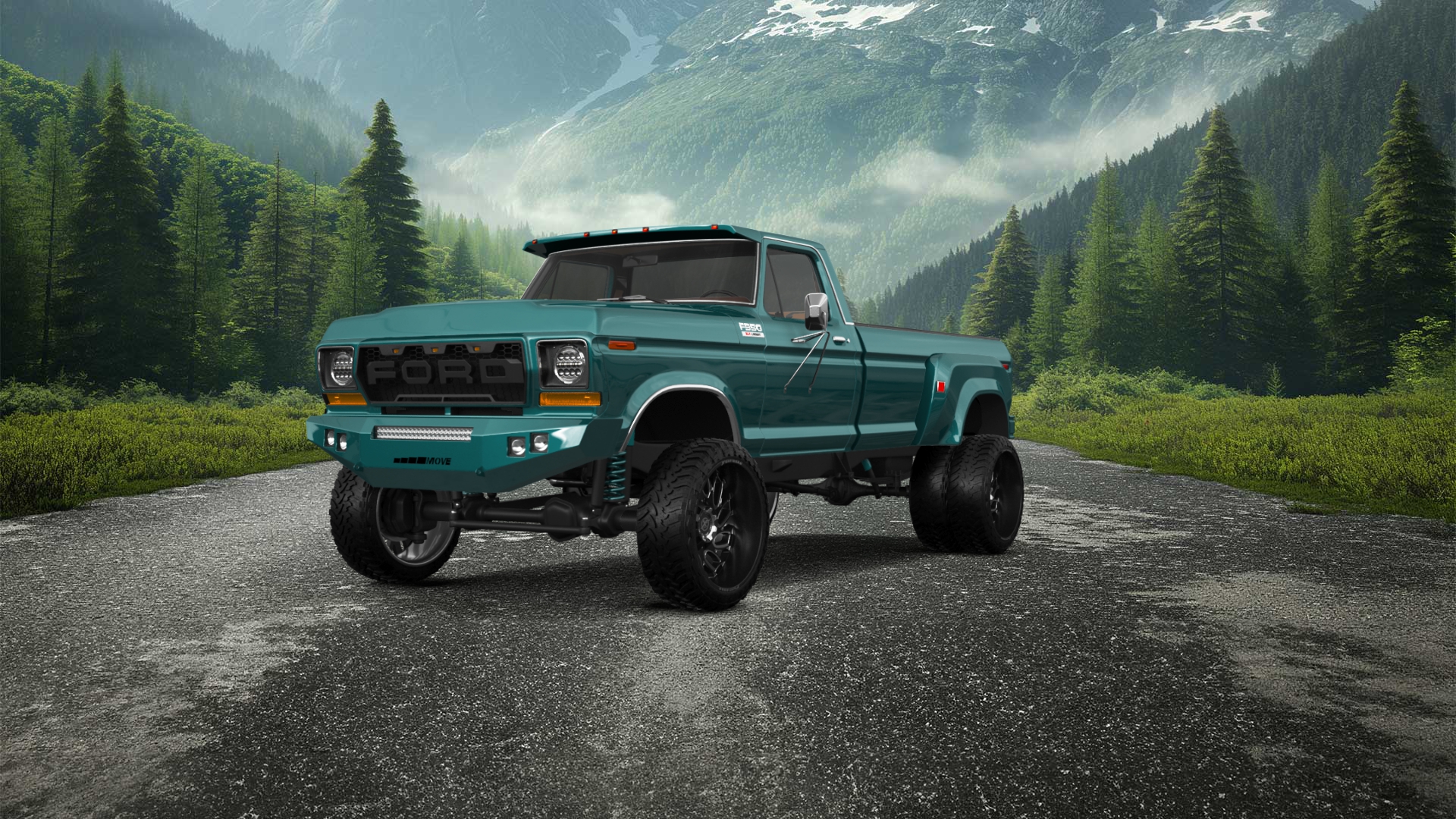 Ford F-350 Dually Regular Cab 2 Door pickup truck 1978