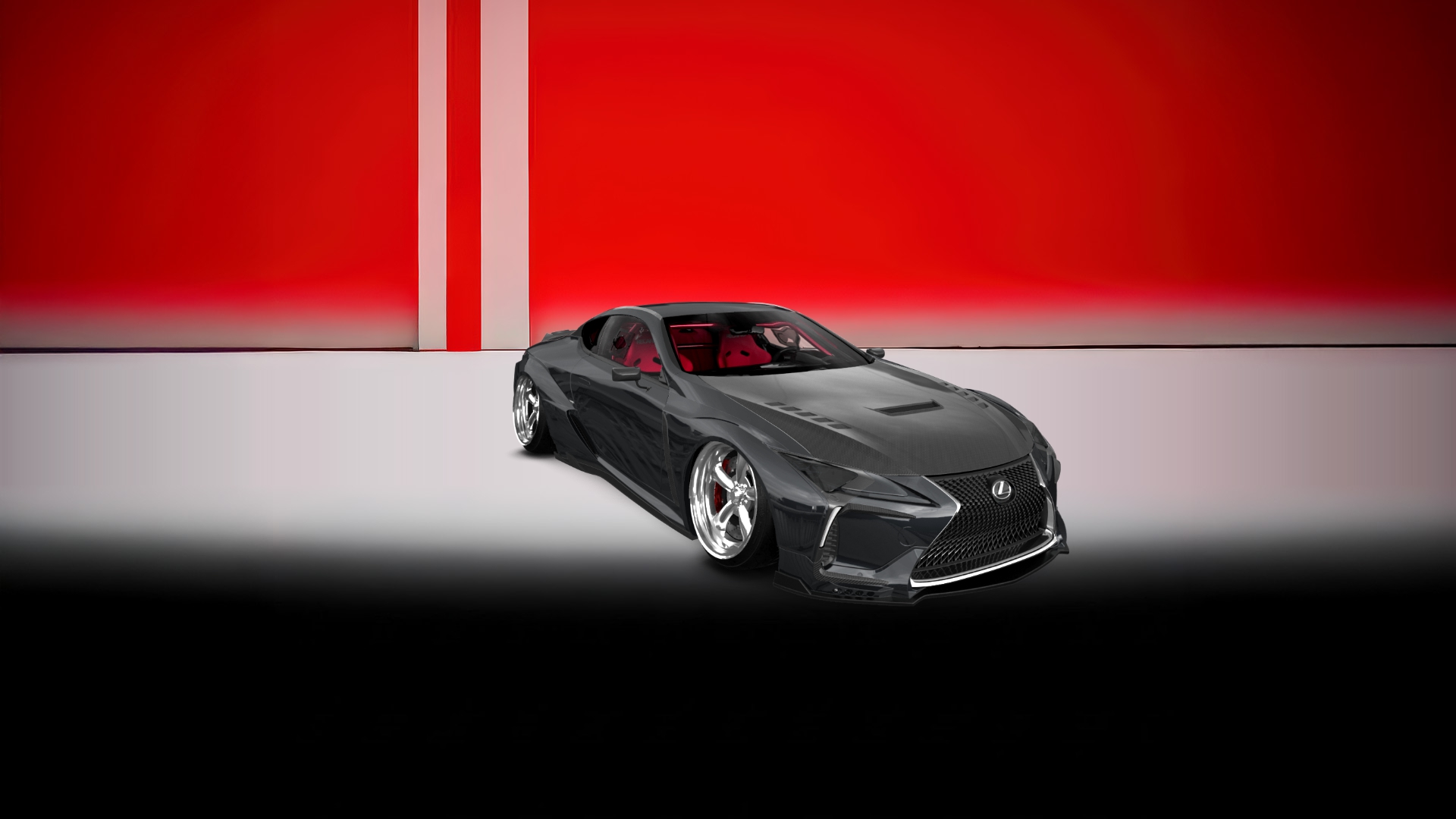 Lexus LC500 2 door fastback coupe 2017 tuning