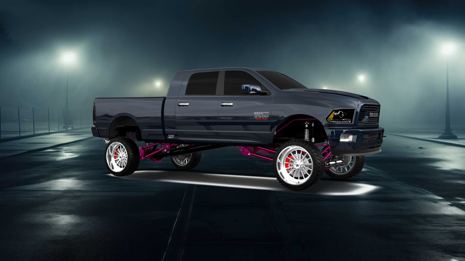 Dodge Ram 2500 Mega Cab 6.4 ft box 4 Door pickup truck 2010 tuning