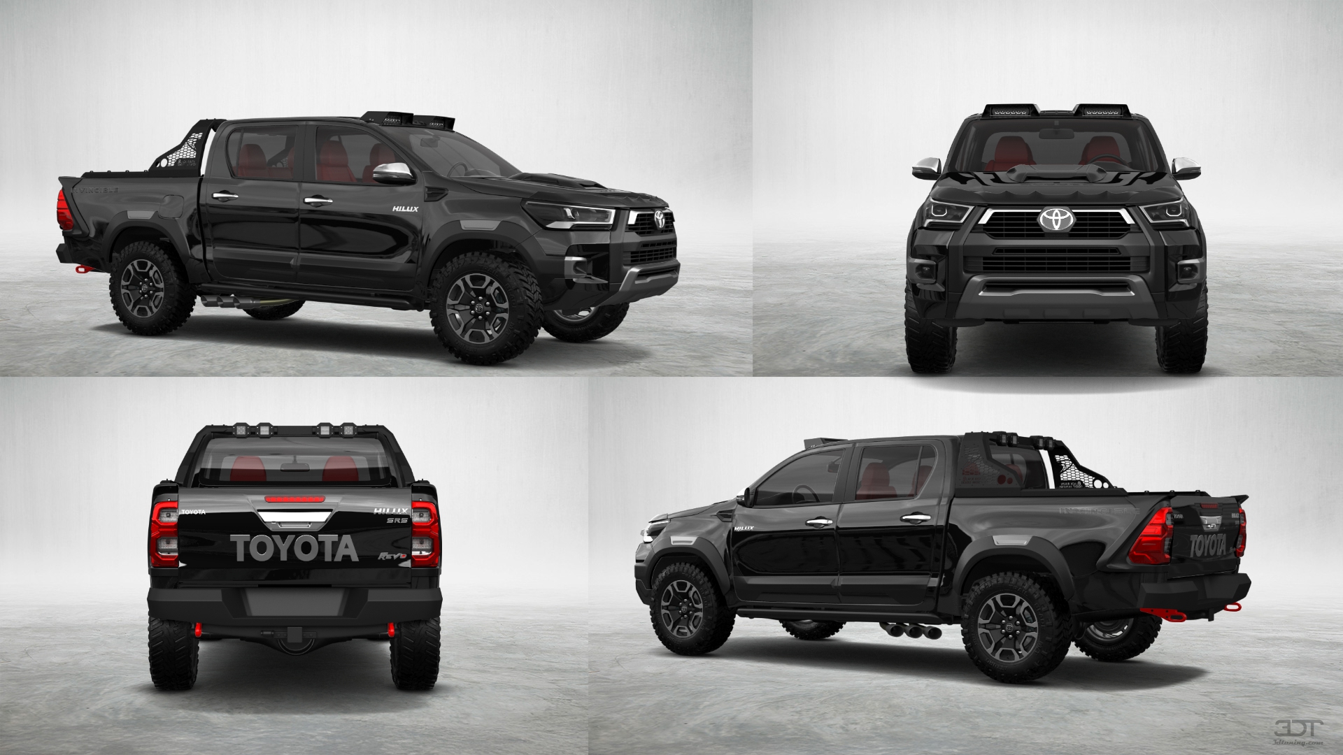 Toyota Hilux Double Cab 4 Door pickup truck 2015 tuning