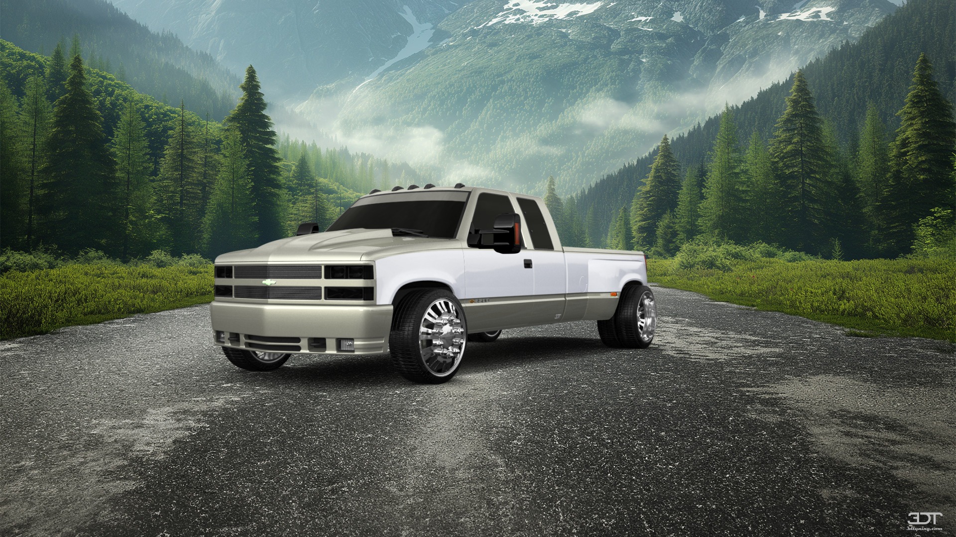 Chevrolet K3500 Extended Cab Pickup Truck 1988