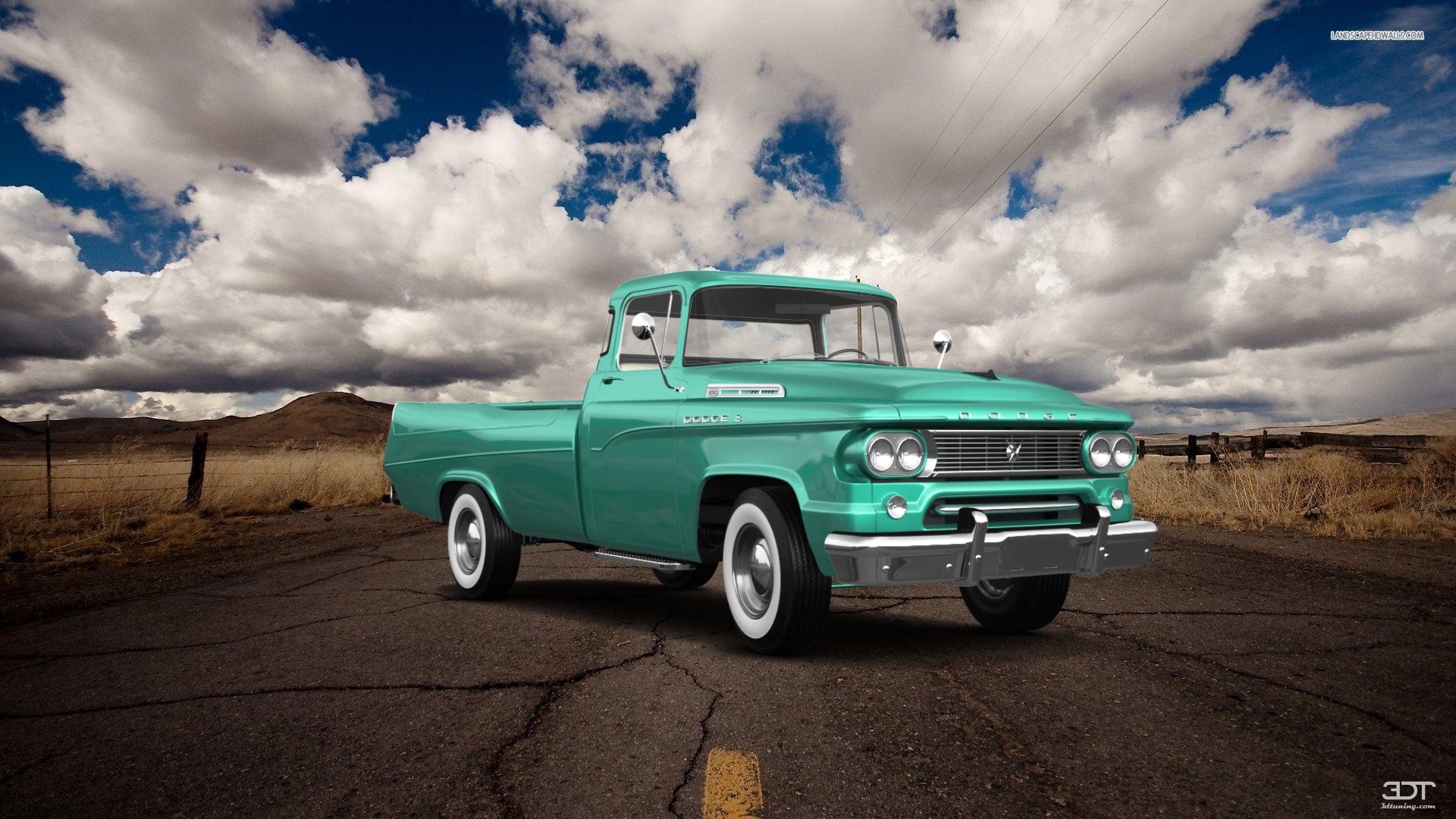 Dodge C series 2 Door pickup truck 1958 tuning