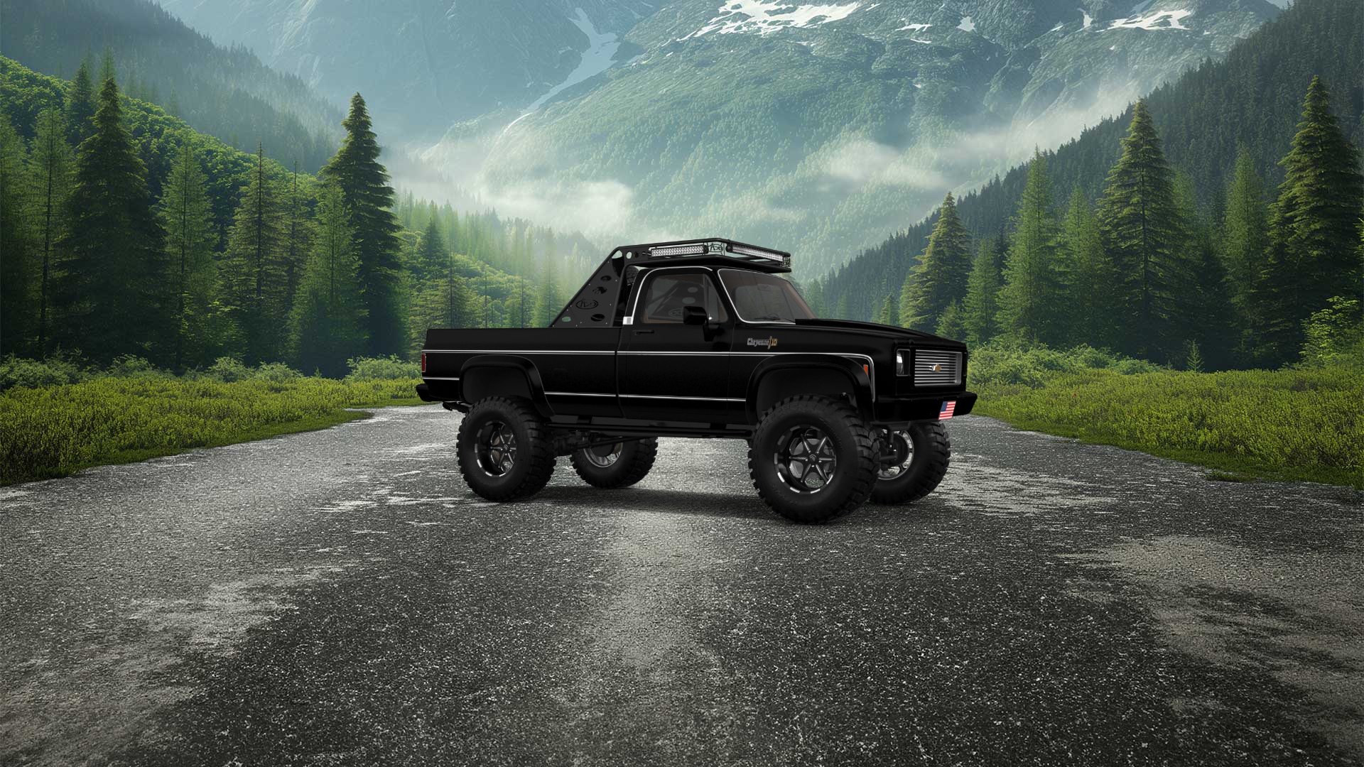 Chevrolet Silverado C-10 2 Door pickup truck 1973 tuning