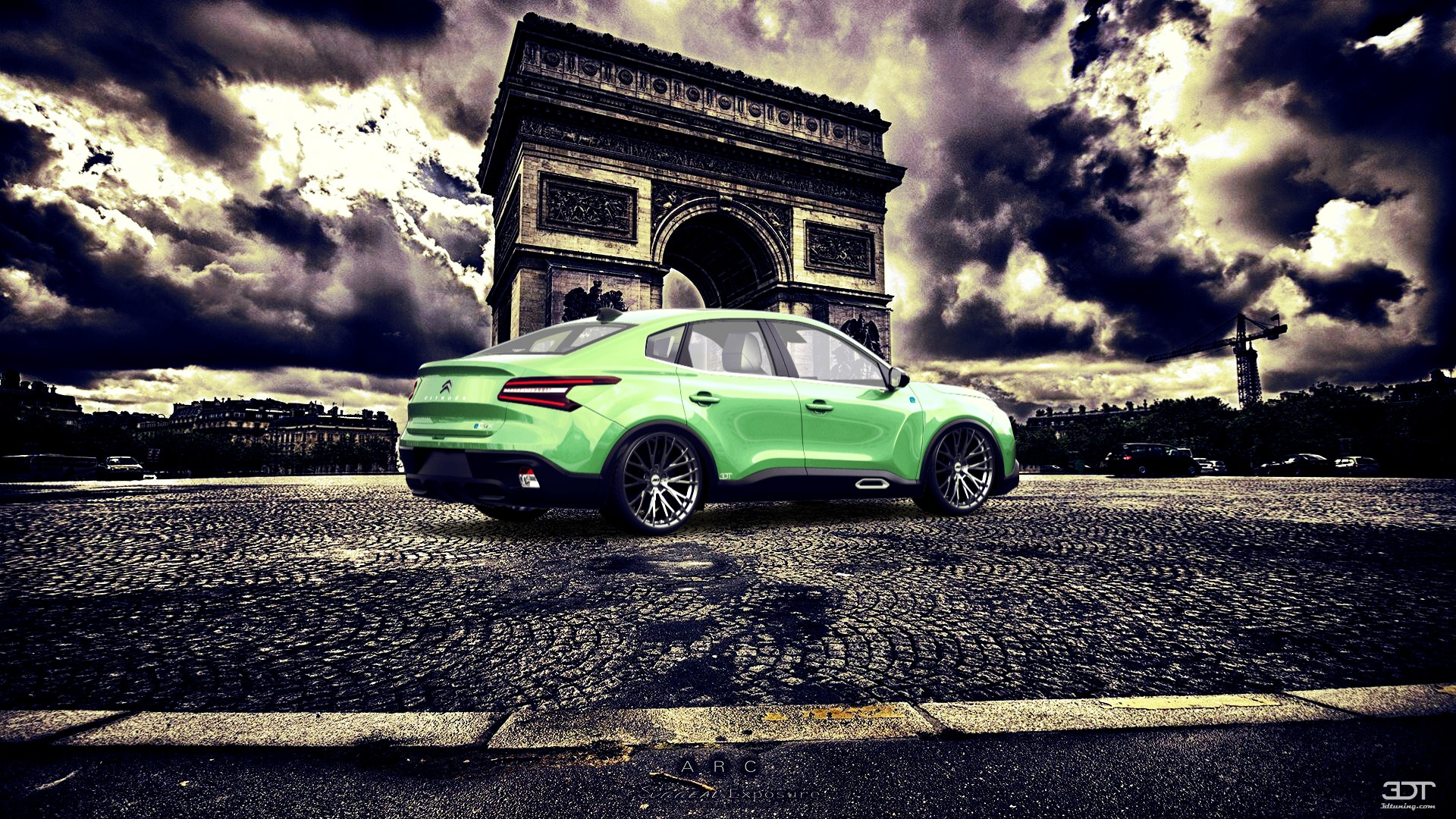Citroen C4X 4 door fastback saloon 2022 Imágenes