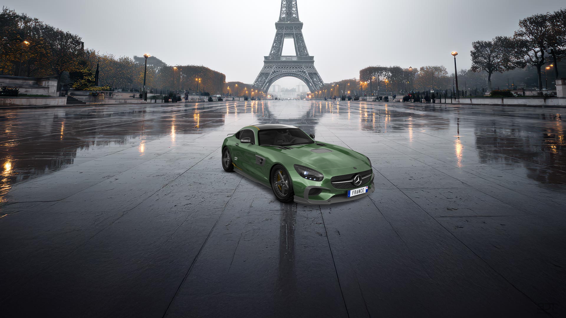 Mercedes AMG GT 2 door fastback coupe 2015 tuning