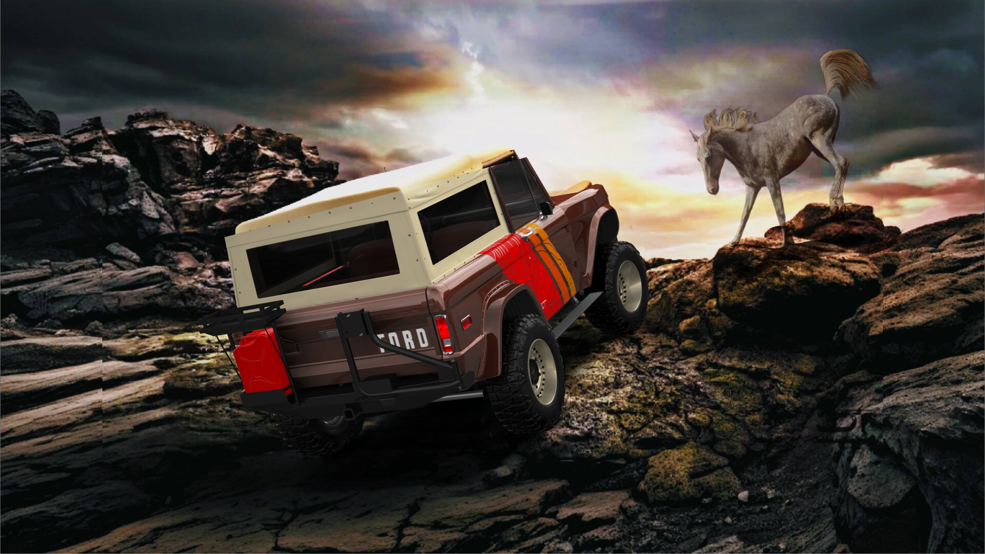 Ford Bronco 3 Door SUV 1965