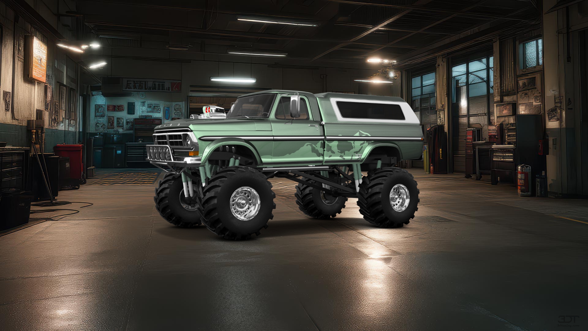 Ford F-250 2 Door pickup truck 1971 tuning