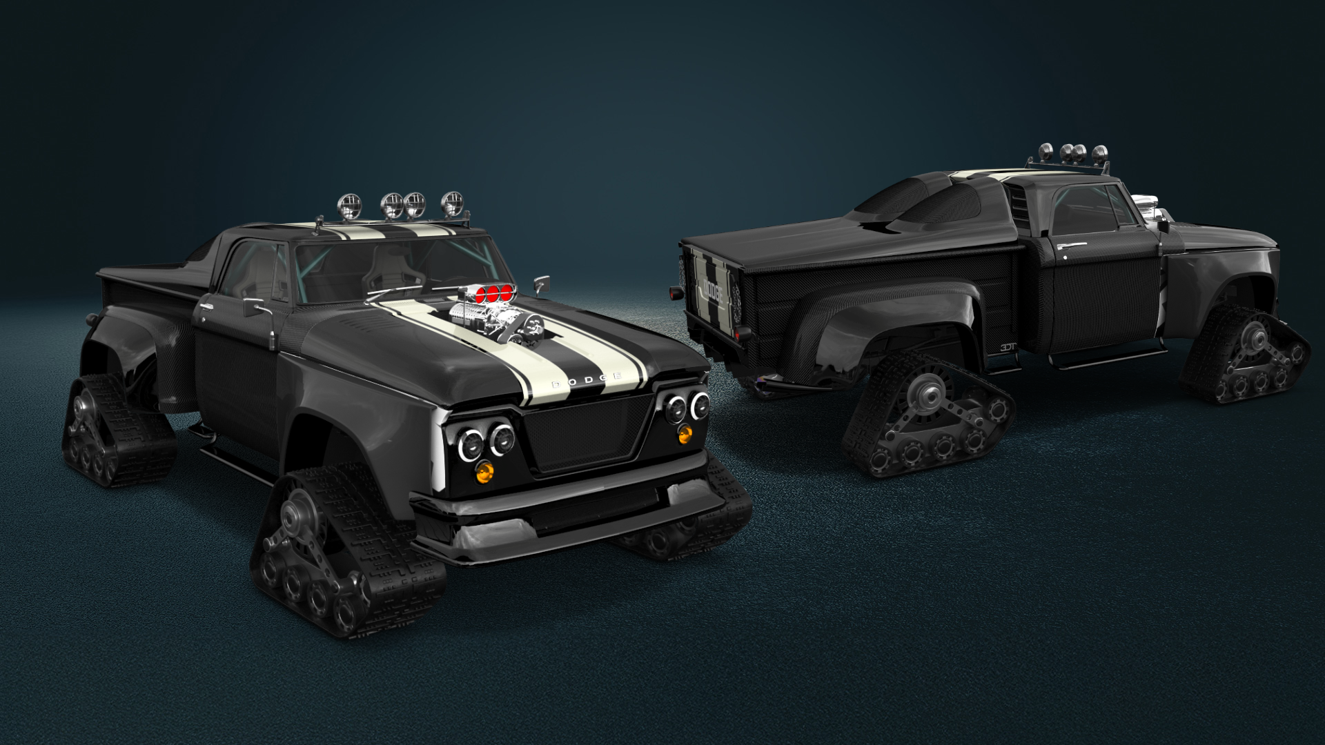 Dodge D-100 Stepside 2 Door pickup truck 1961