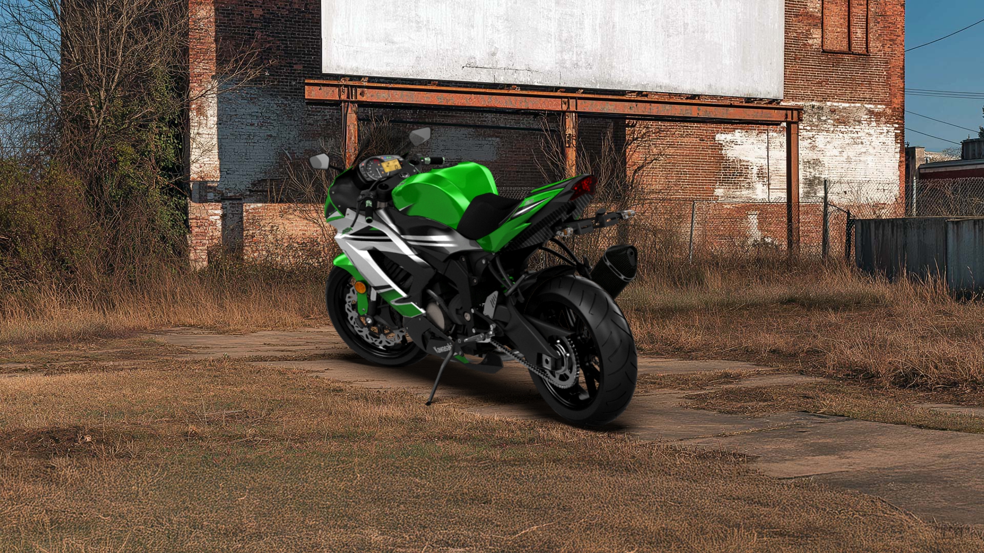 Kawasaki Ninja ZX 6R Sport Bike 2015 tuning