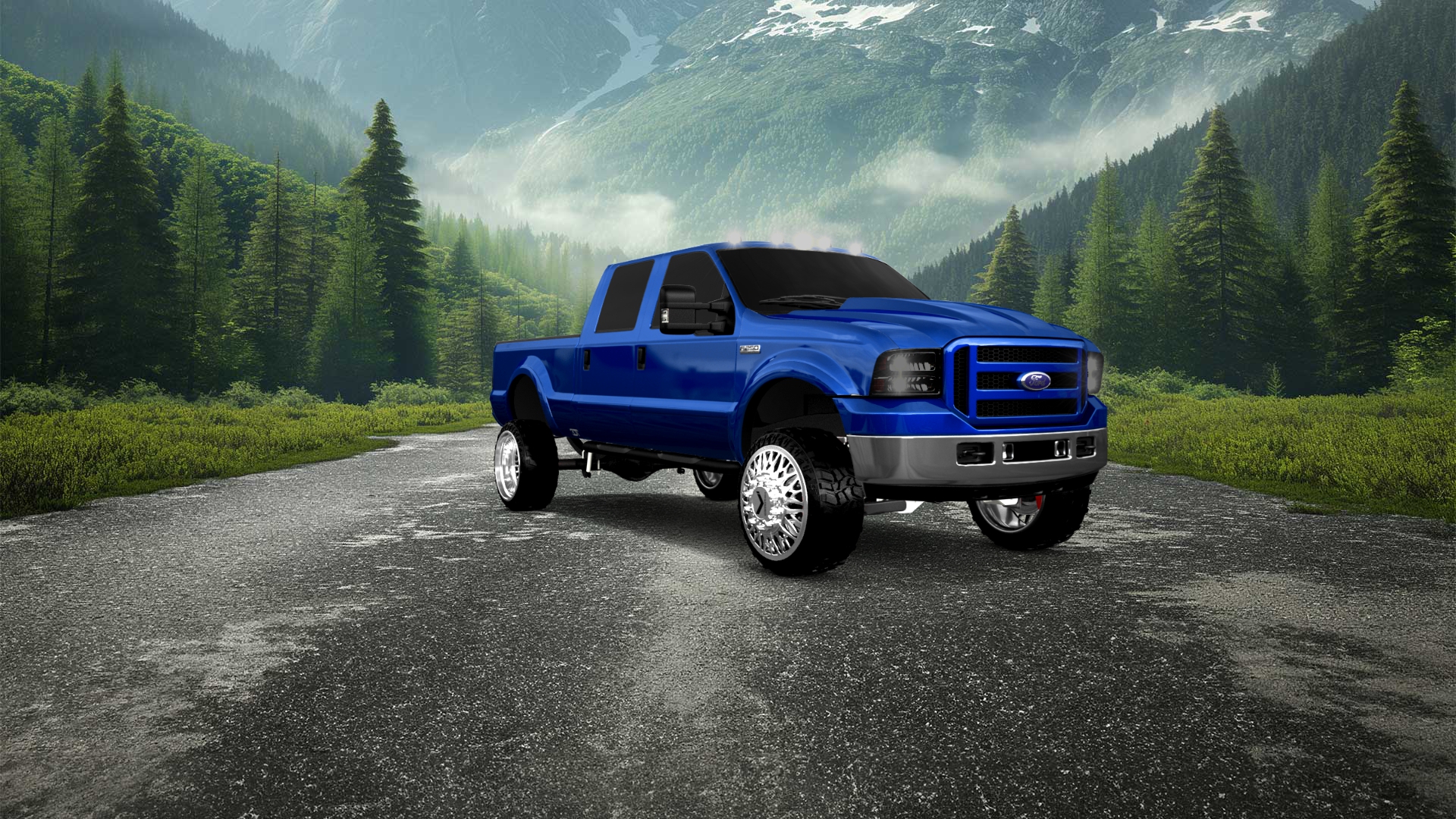 Ford F-250 Crew Cab 4 Door pickup truck 1999 tuning