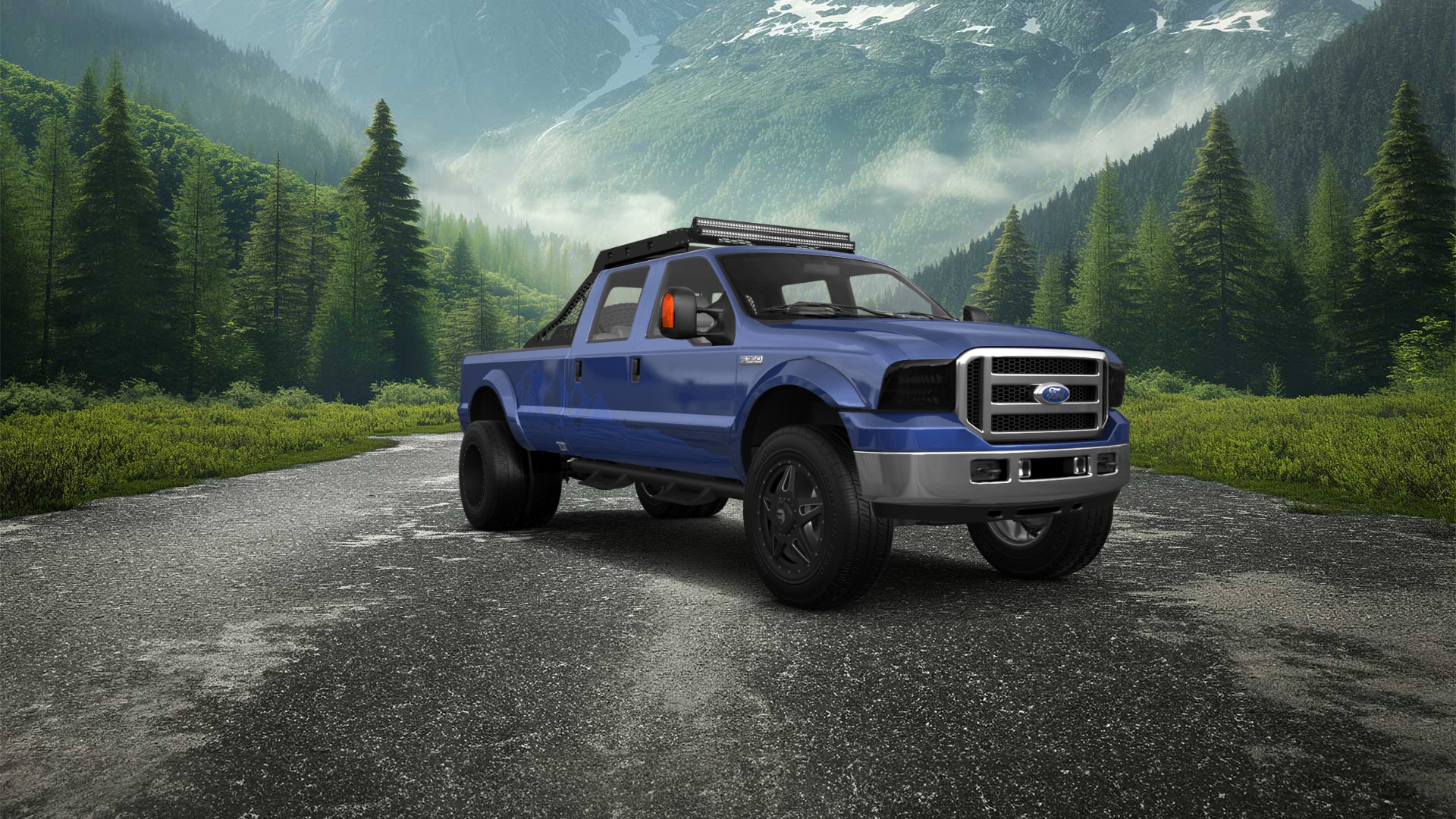 Ford F-350 DRW 4 Door pickup truck 1999
