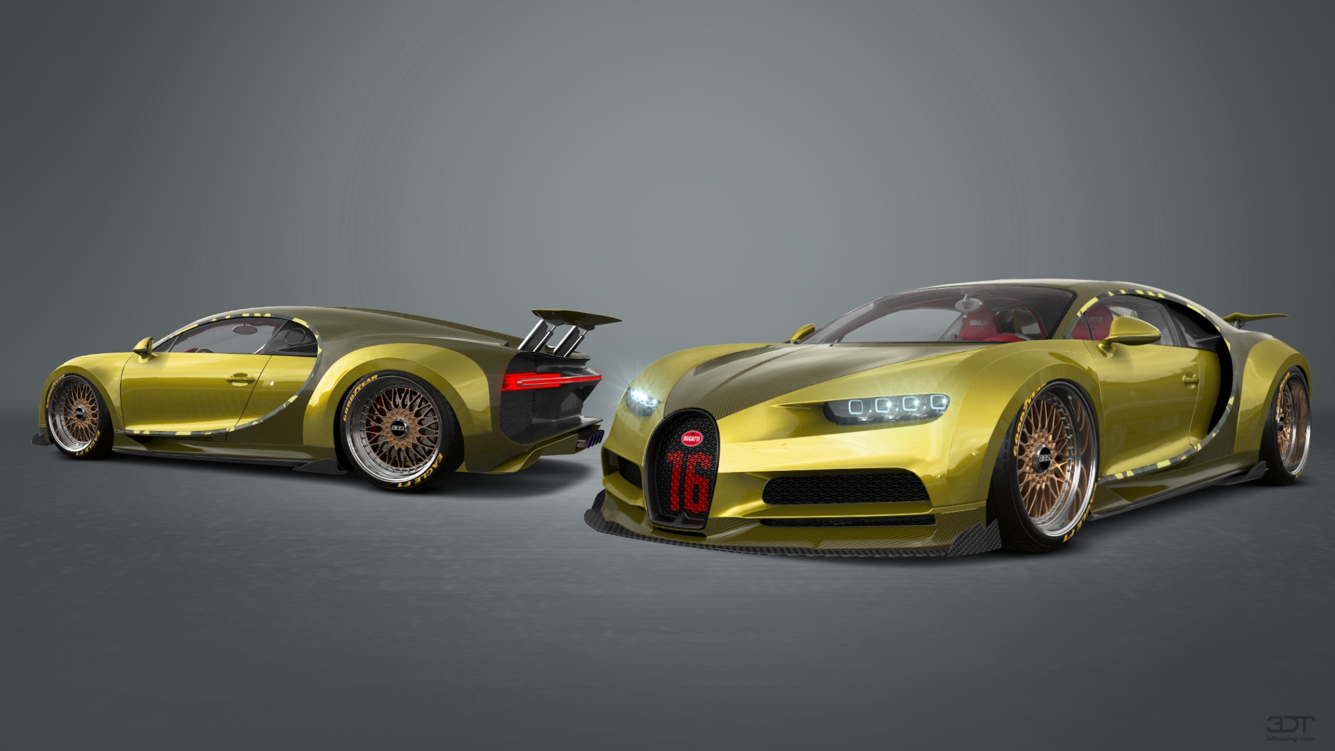 Bugatti Chiron 2 Door Coupe 2016 tuning