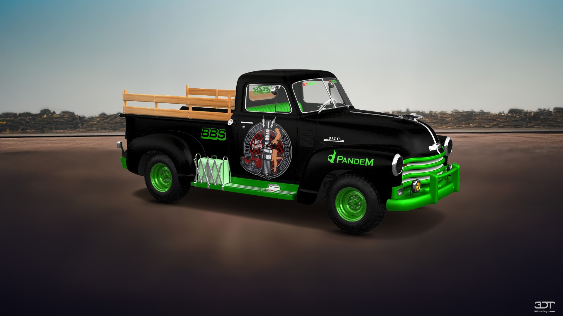 Chevrolet 3100 2 Door pickup truck 1950 tuning