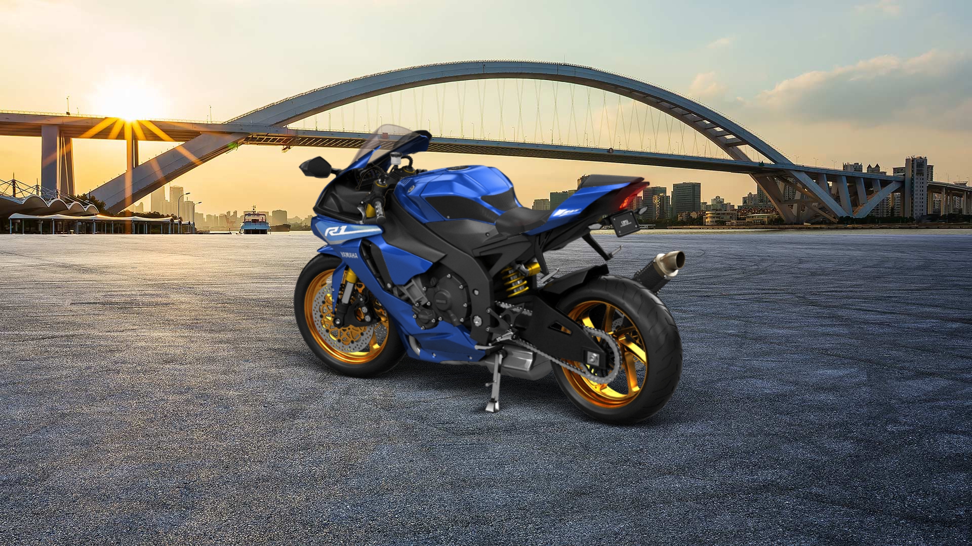Yamaha YZF R1 Sport Bike 2015 tuning