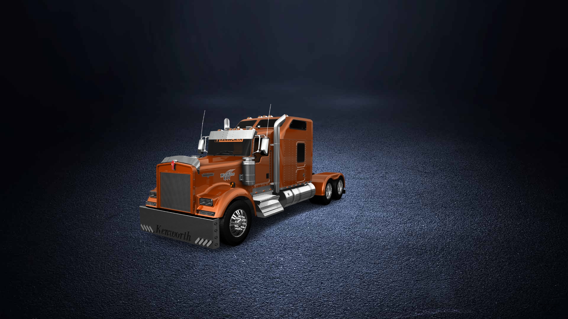 Kenworth W900 Sleeper Cab Truck 2015
