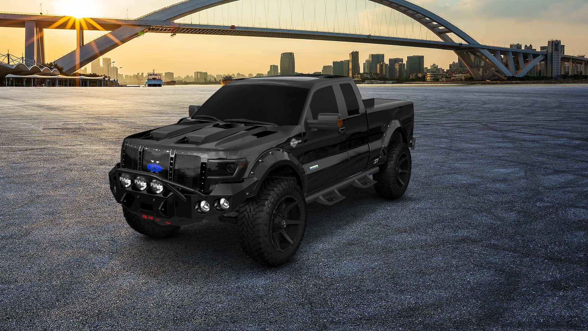Ford F-150 SuperCab 4 Door pickup truck 2009 tuning