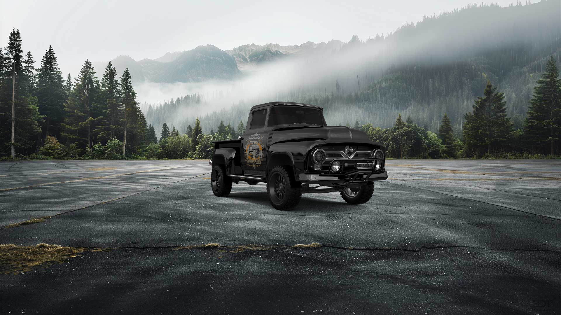 Ford F-100 2 Door truck 1956 tuning