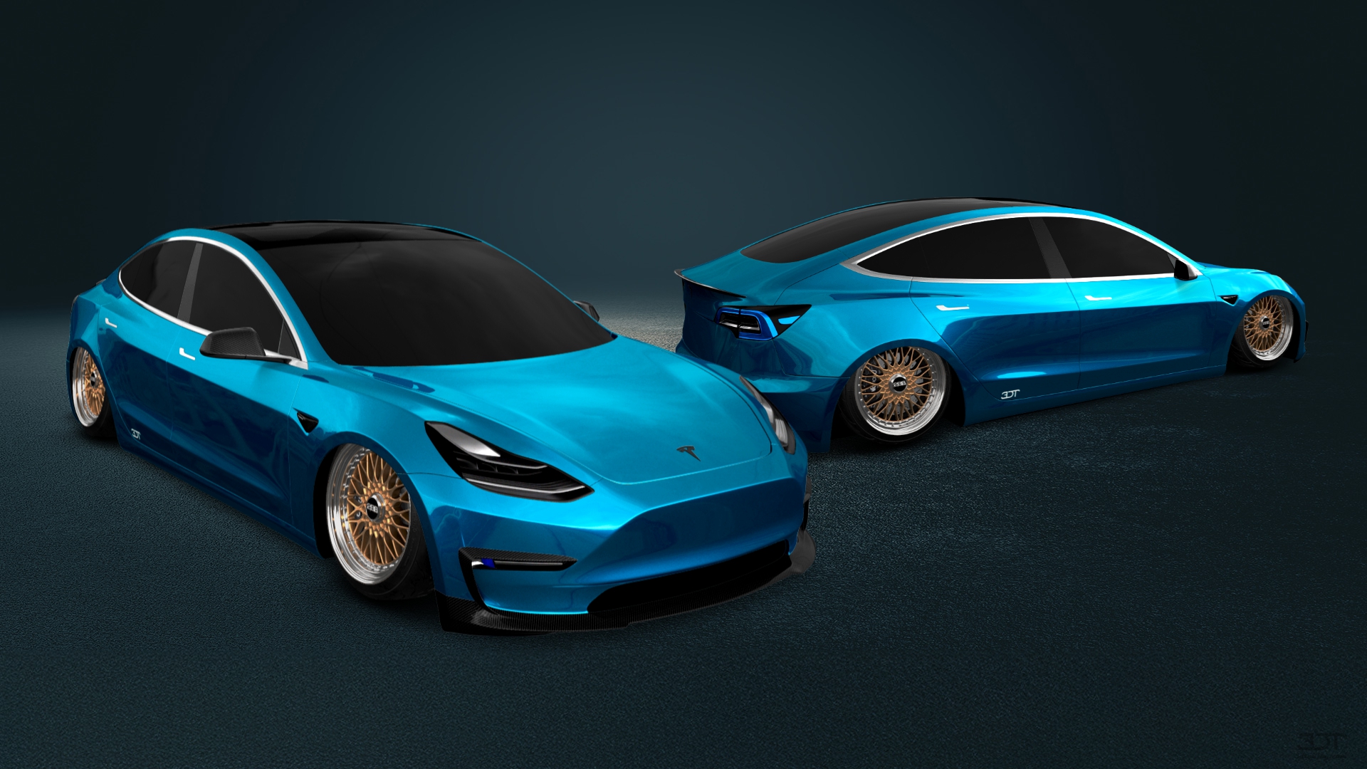 Tesla Model 3 4 Door Saloon 2017 tuning