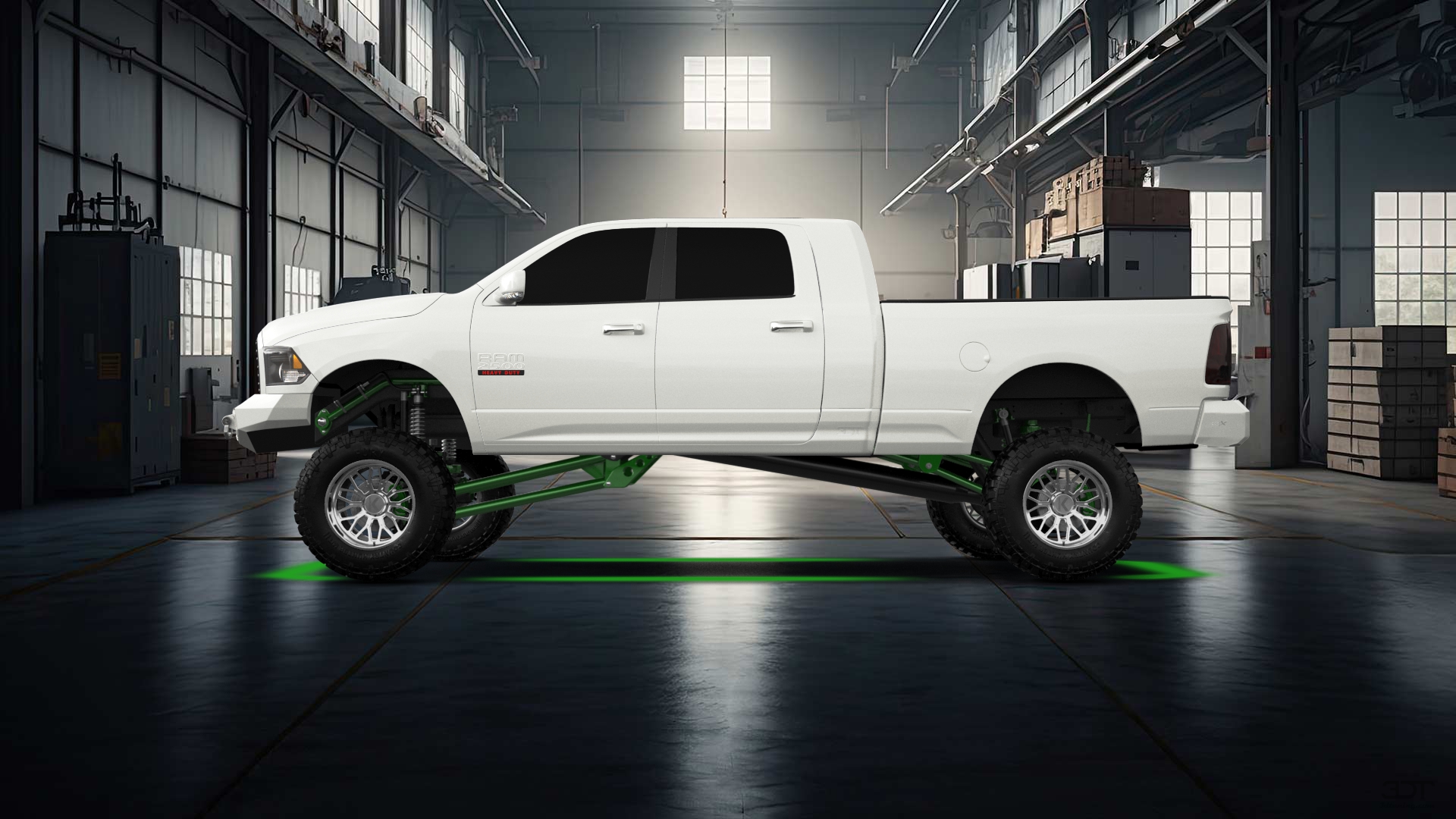 Dodge Ram 2500 Mega Cab 6.4 ft box 4 Door pickup truck 2010