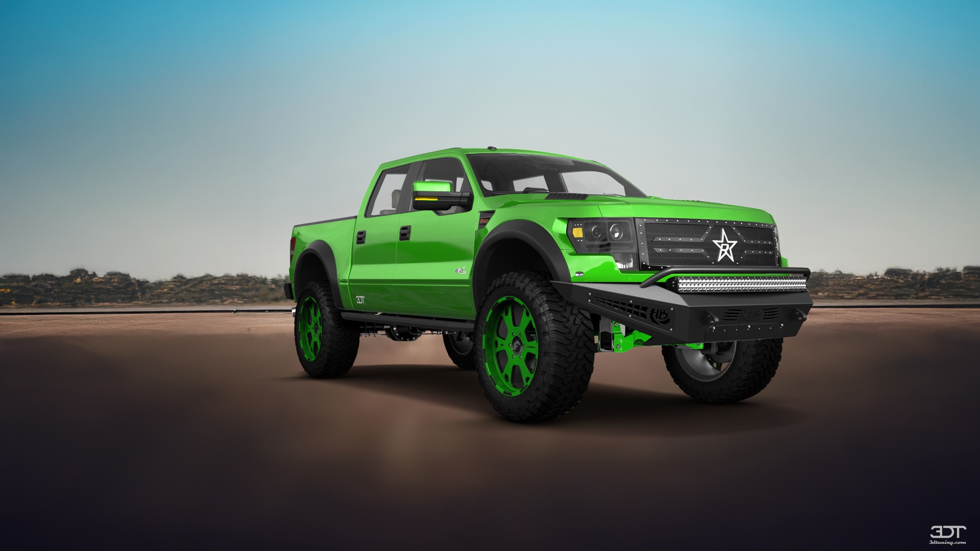 Ford F-150 SVT Raptor 4 Door pickup truck 2013 tuning