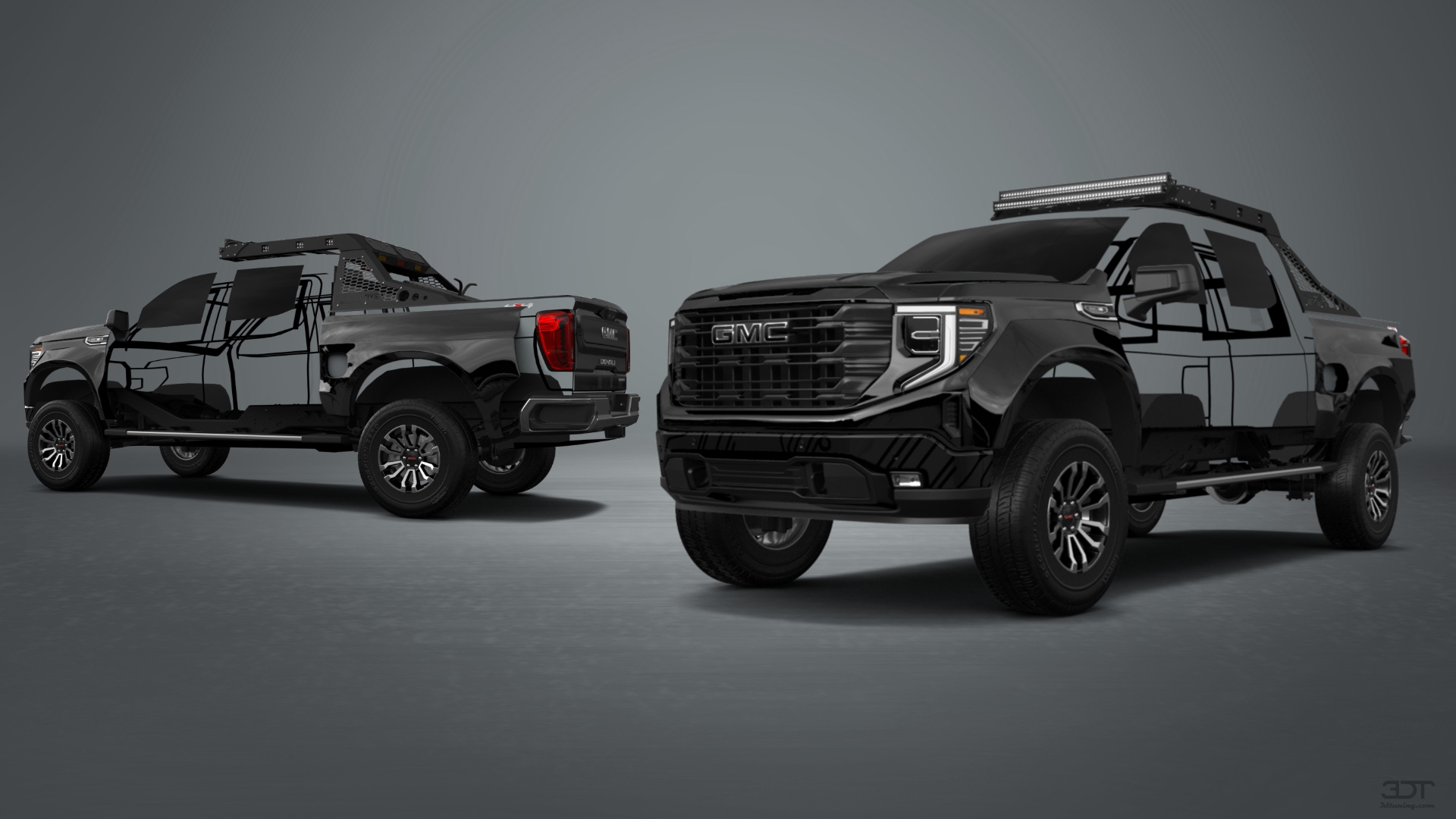 GMC Sierra 1500 Crew Cab 5.8 ft box 4 Door pickup truck 2023 tuning