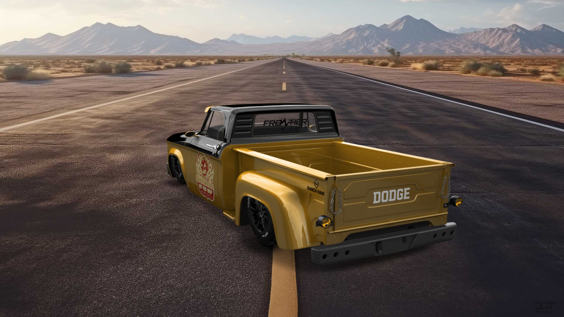 Dodge D-100 Stepside 2 Door pickup truck 1961