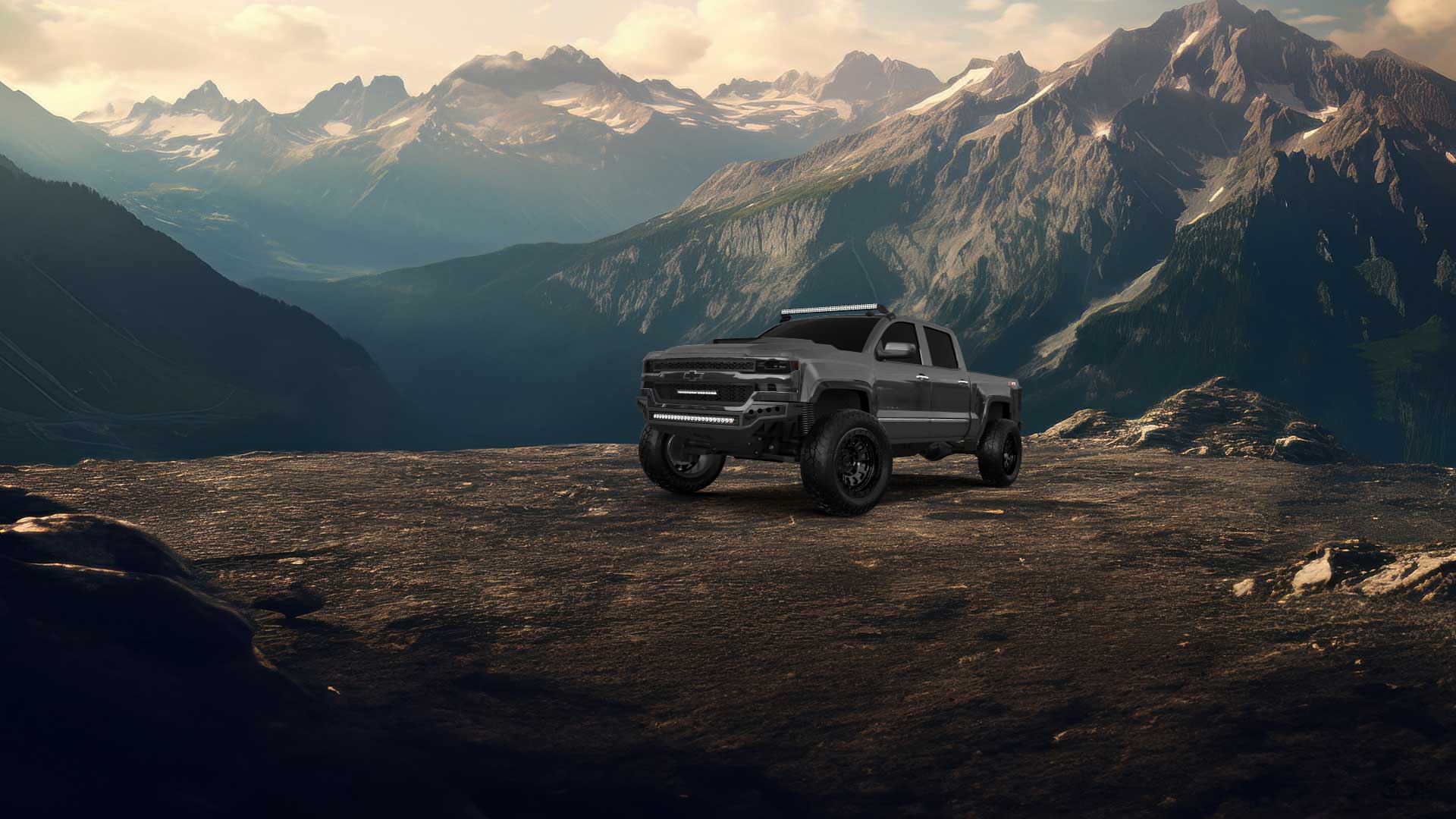 Chevrolet Silverado 1500 4 Door pickup truck 2016 tuning