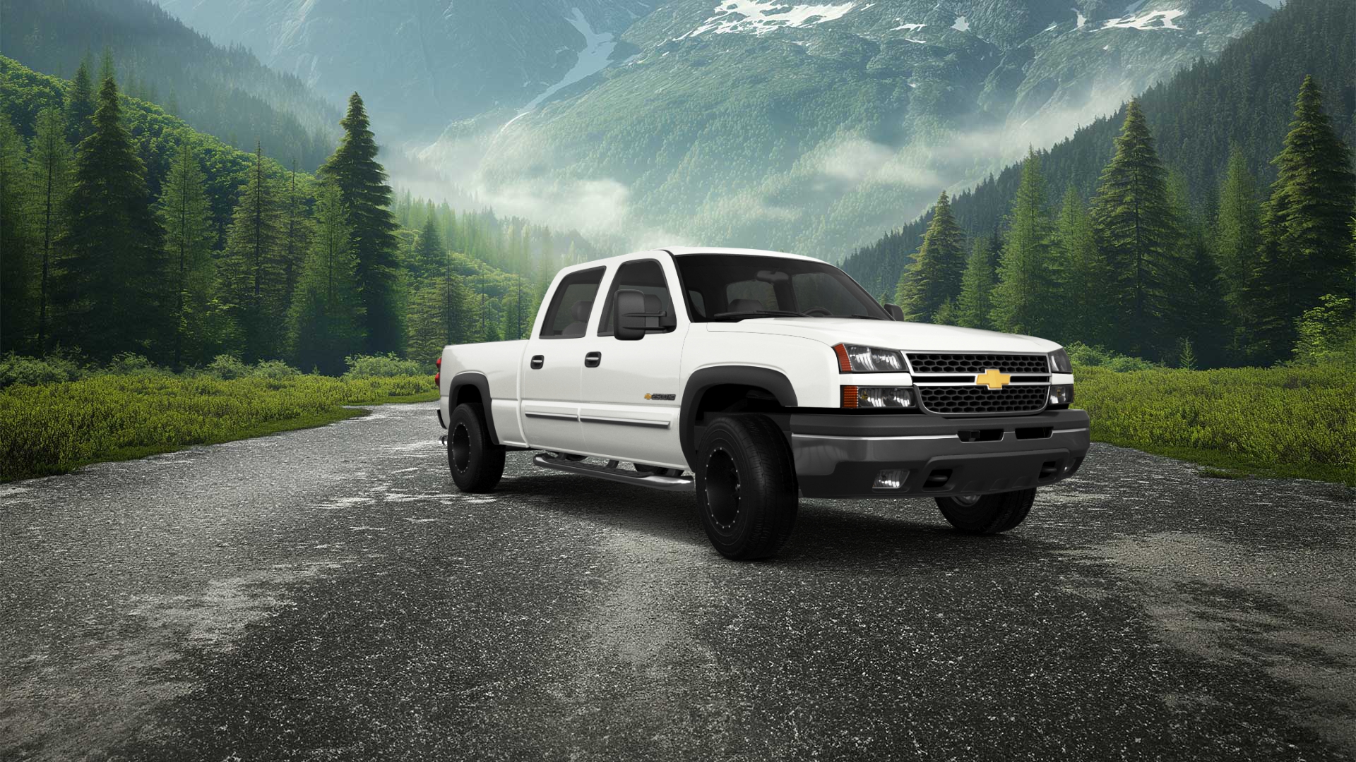 Chevrolet Silverado 2500 HD Long Box 4 Door pickup truck 2002 tuning