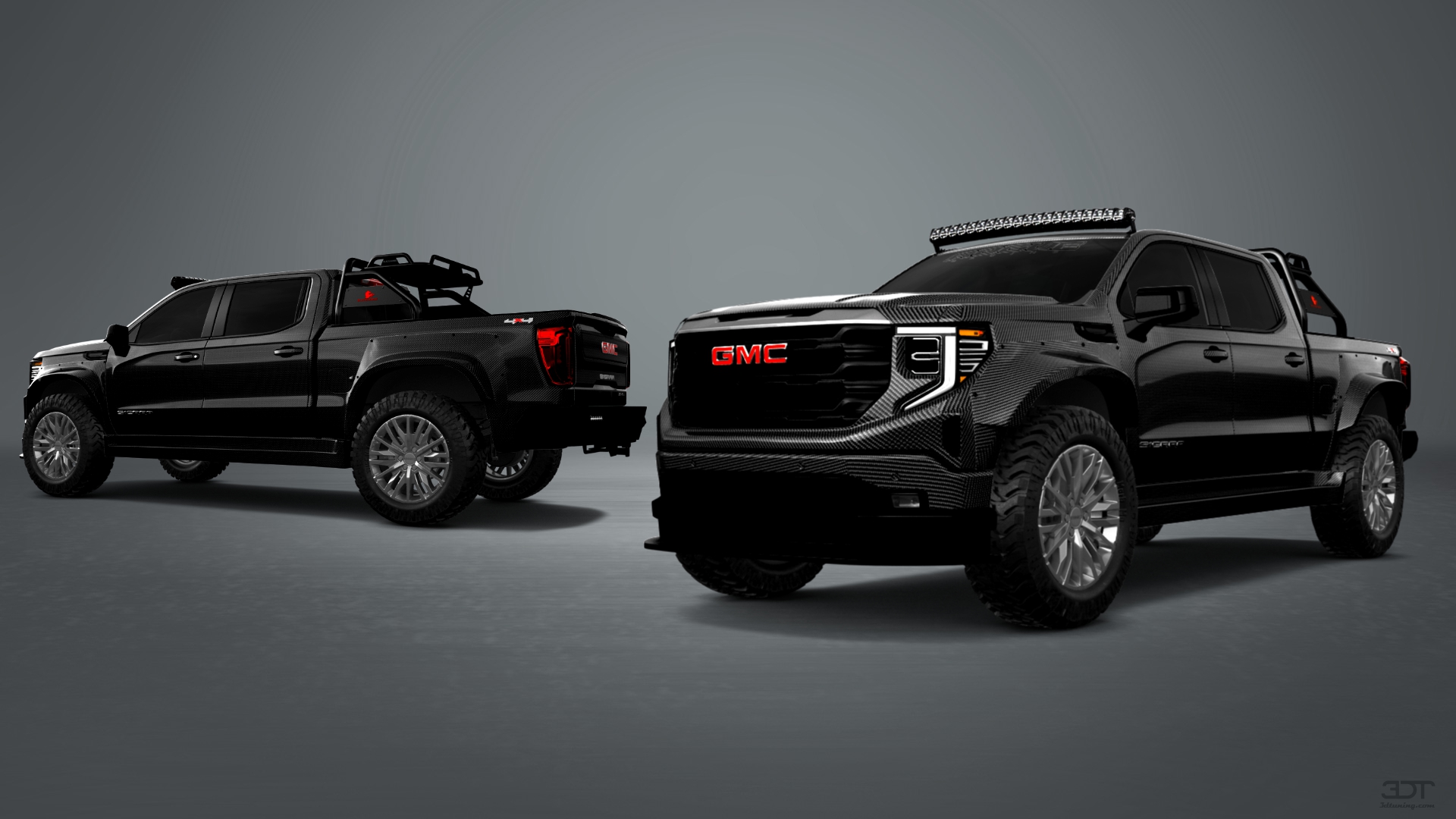 GMC Sierra 1500 Crew Cab 5.8 ft box 4 Door pickup truck 2023 tuning