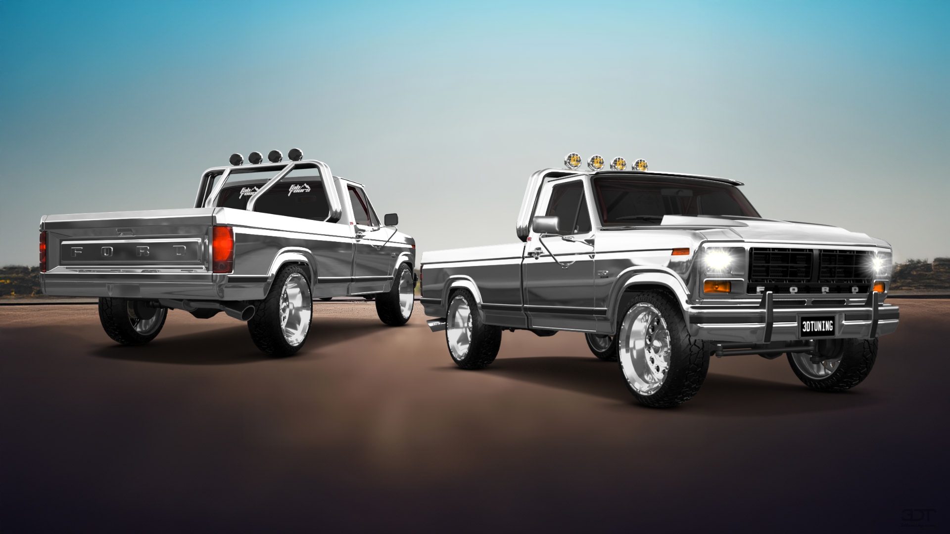 Ford F-150 2 Door pickup truck 1986 tuning