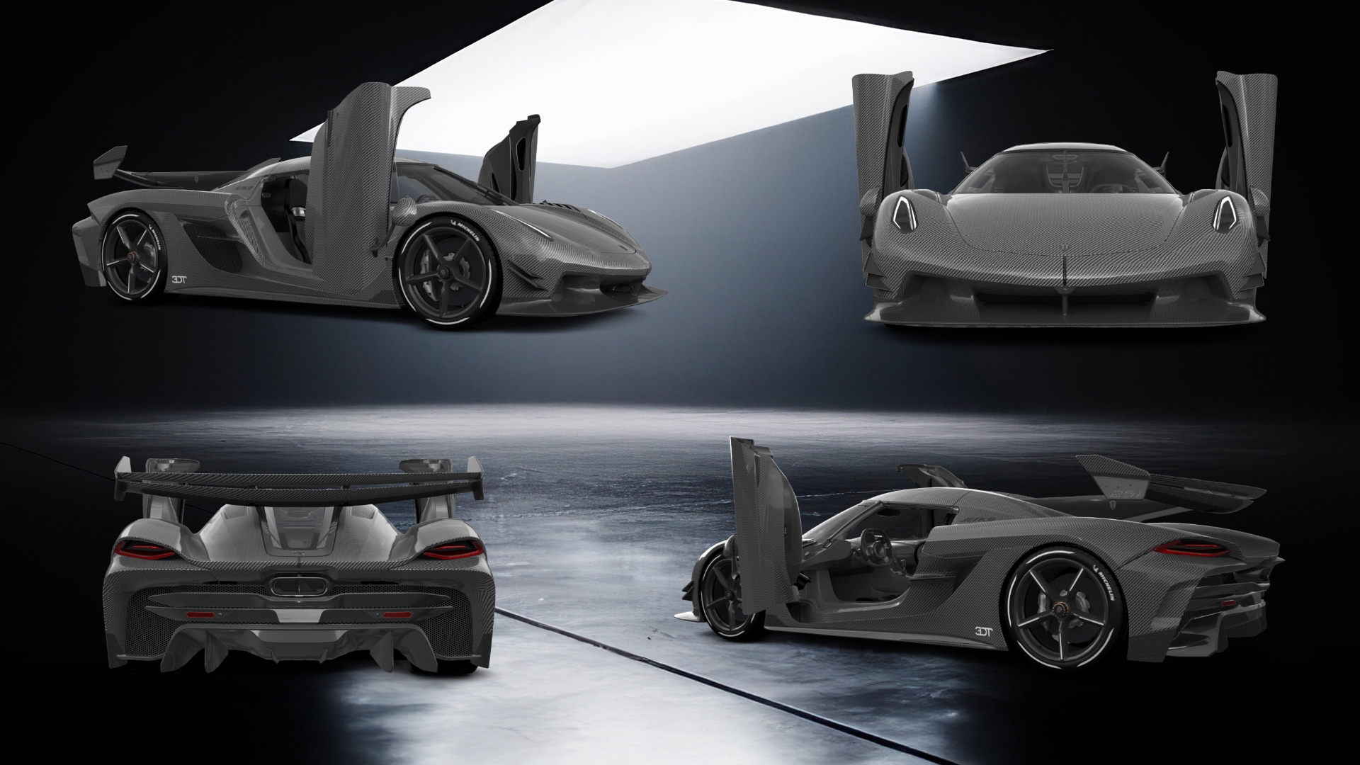 Koenigsegg Jesko 2 door targa top 2020 tuning